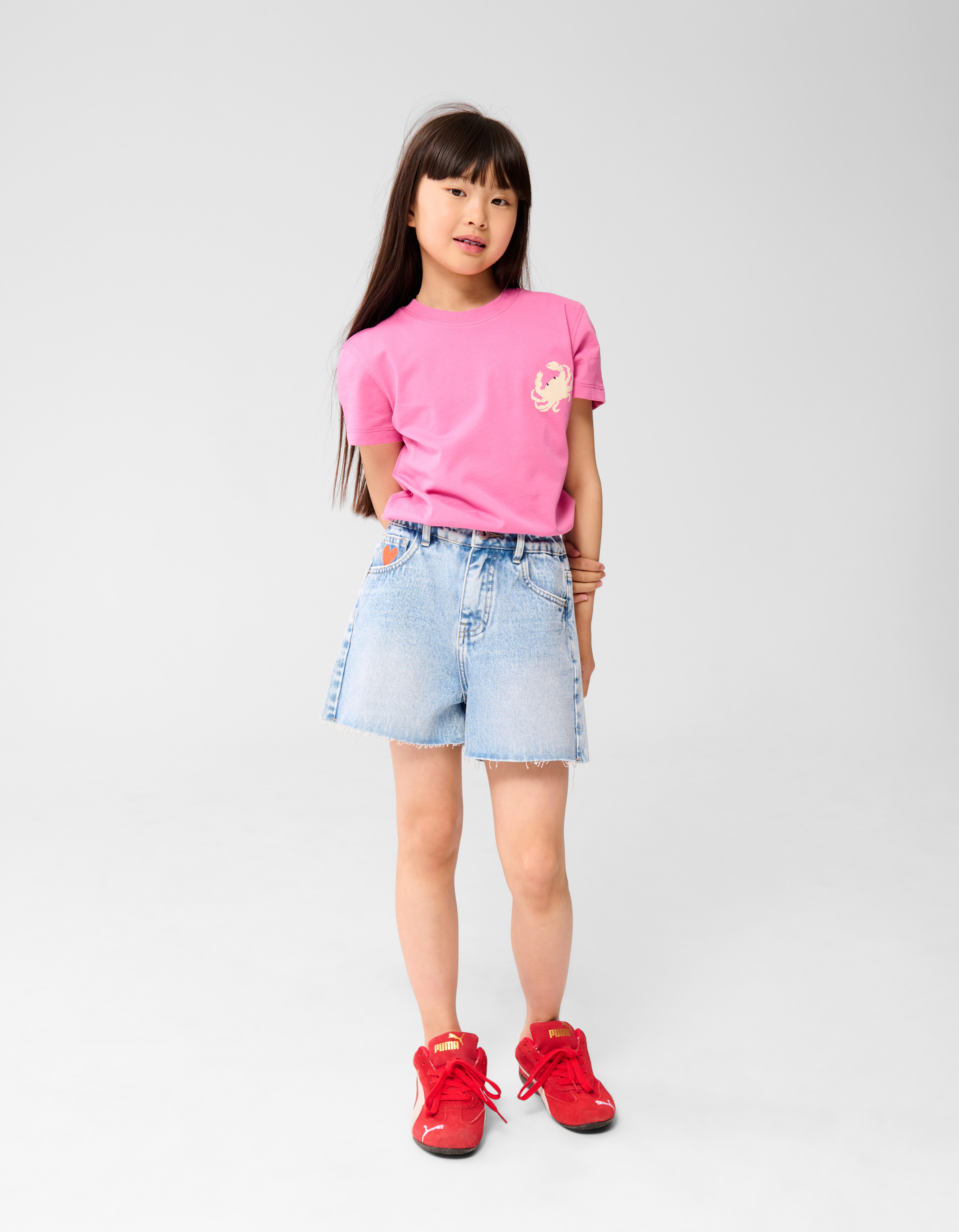 Beach Club Artwork T-shirt Roze SHOEBY GIRLS