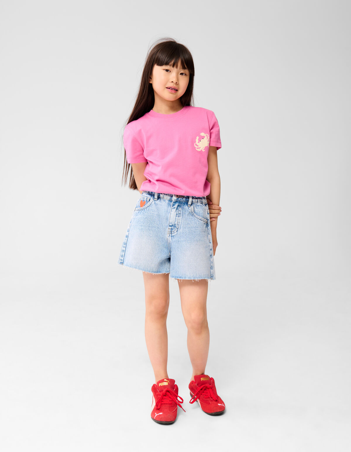 Beach Club Artwork T-shirt Roze SHOEBY GIRLS