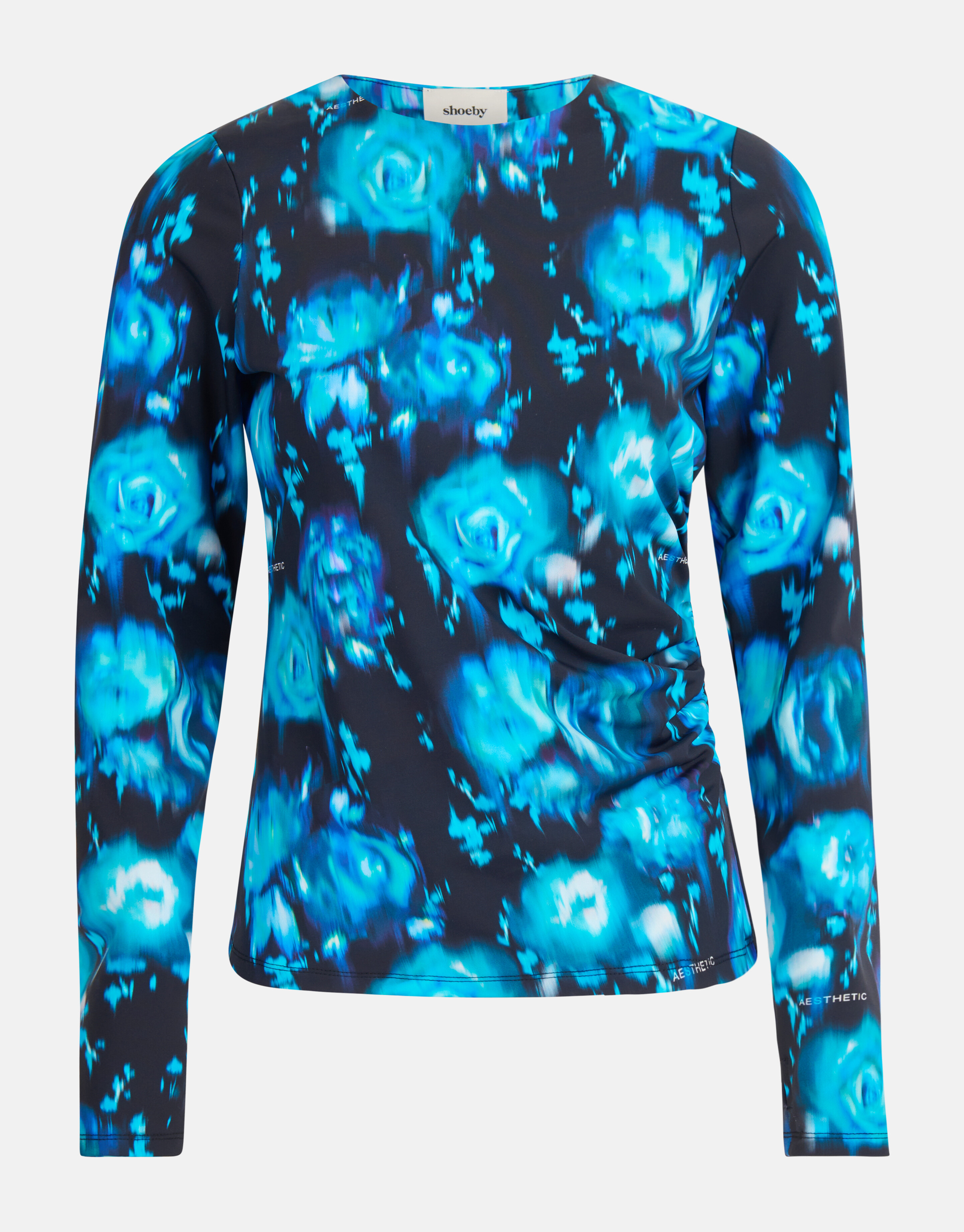 Printed Travel Top Blauw SHOEBY WOMEN