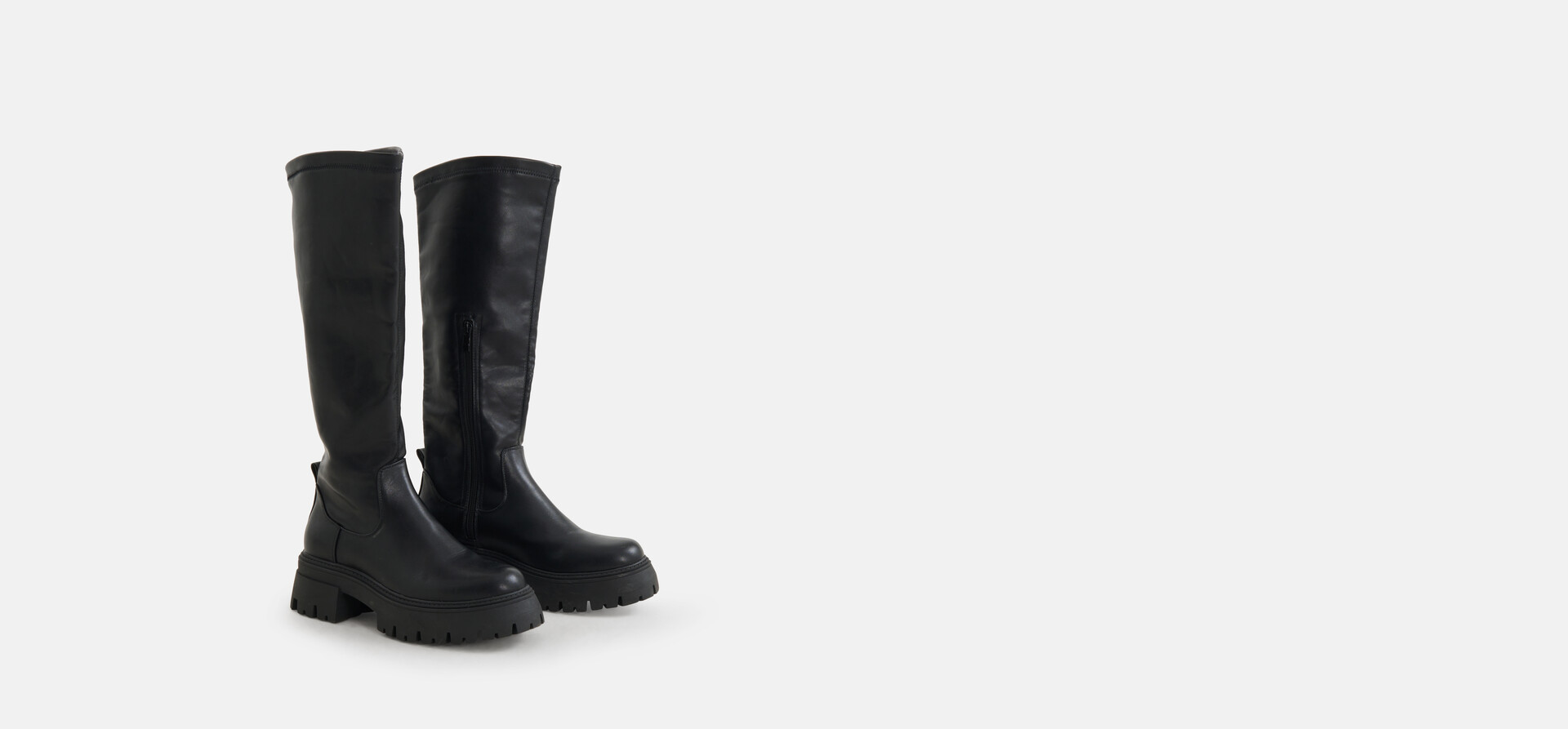 Chunky Stretch Laarzen Zwart SHOEBY SHOES