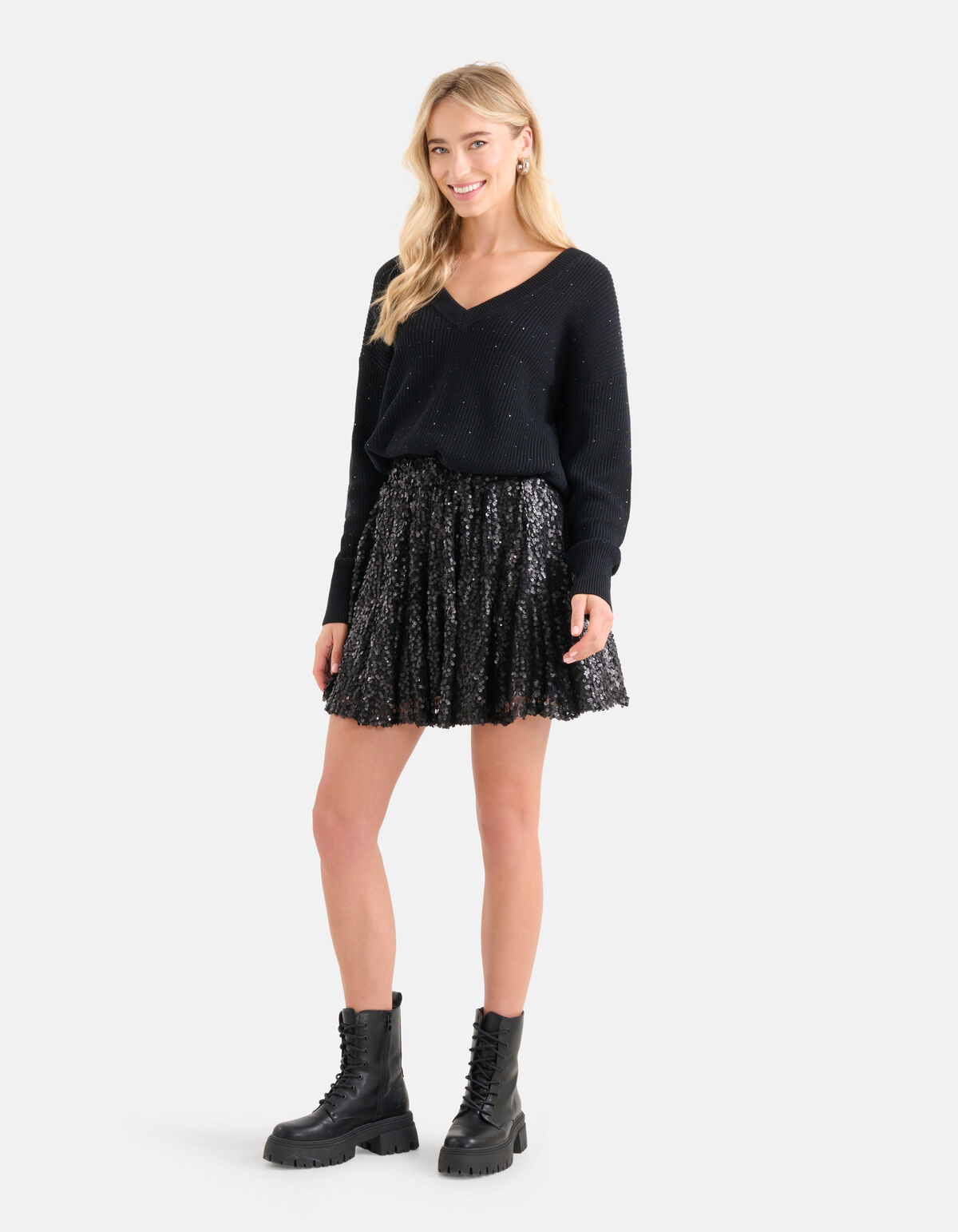 Studs Trui Zwart SHOEBY WOMEN