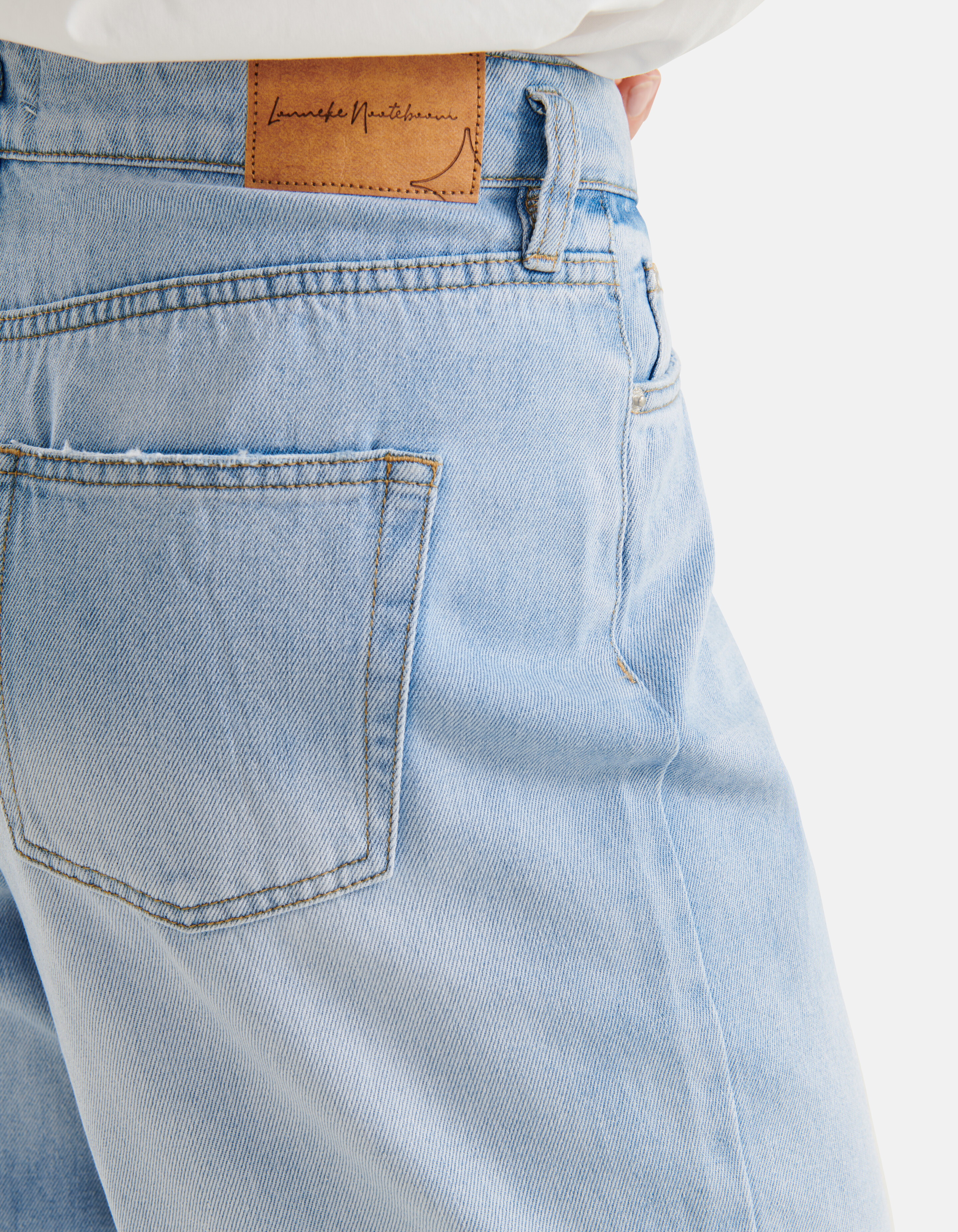 Wide Leg Jeans Blauw L32 SHOEBY WOMEN