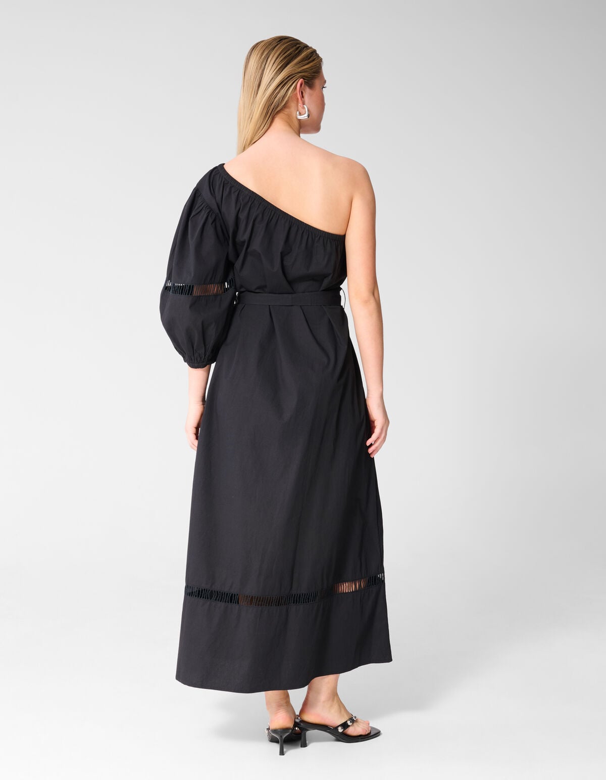 Tape Maxi Jurk Zwart SHOEBY WOMEN