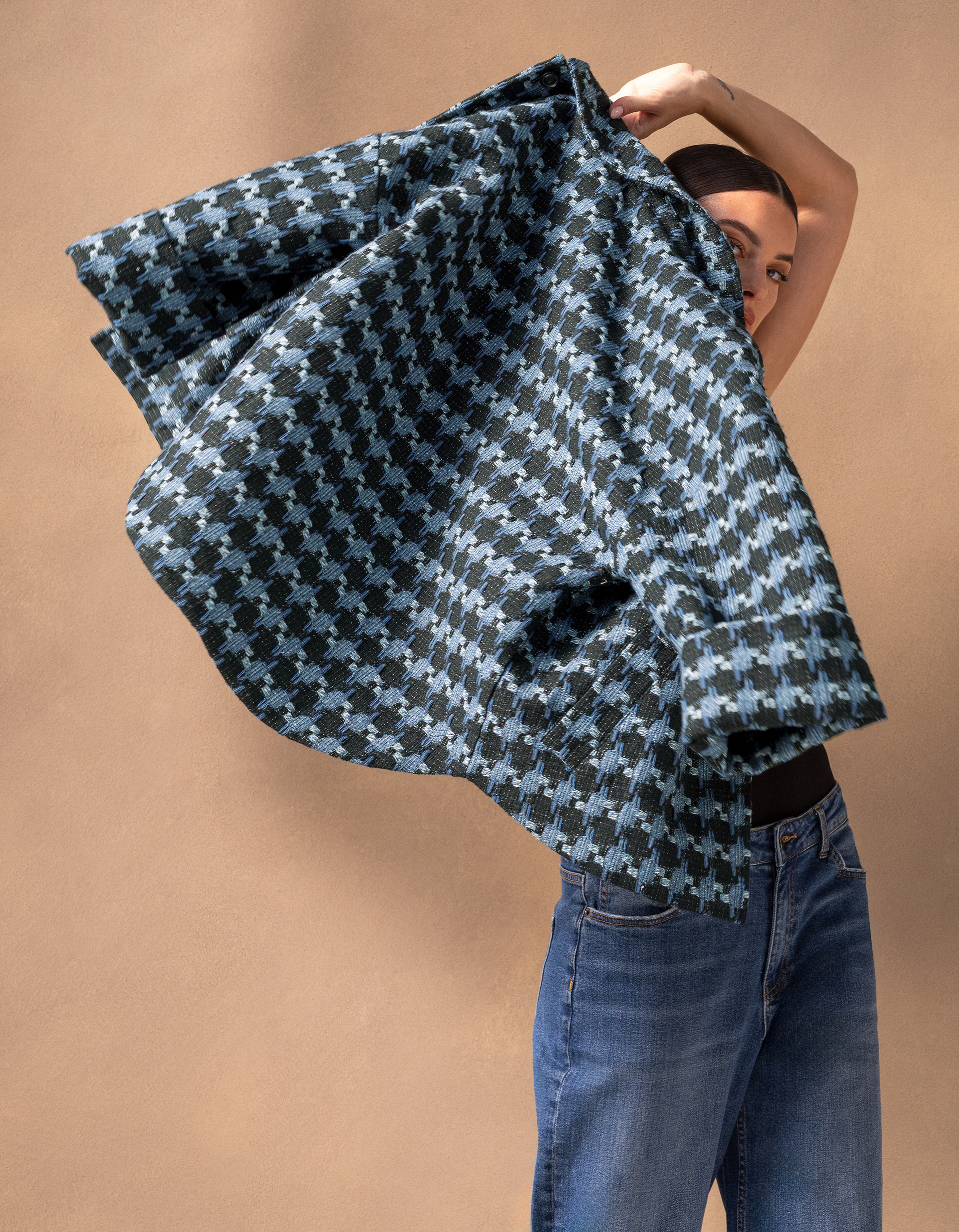 Jacquard Jack Blauw By Mieke SHOEBY WOMEN