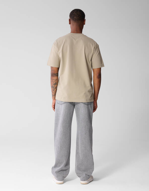 Baggy Fit Jeans Grijs L34 SHOEBY MEN