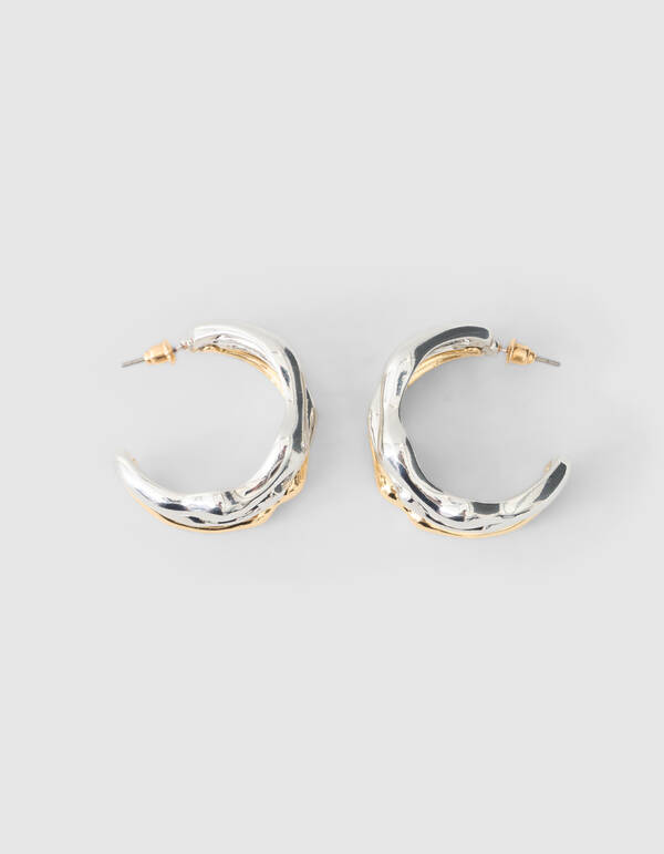 Triple Oorbellen Zilver/Goud SHOEBY ACCESSOIRES