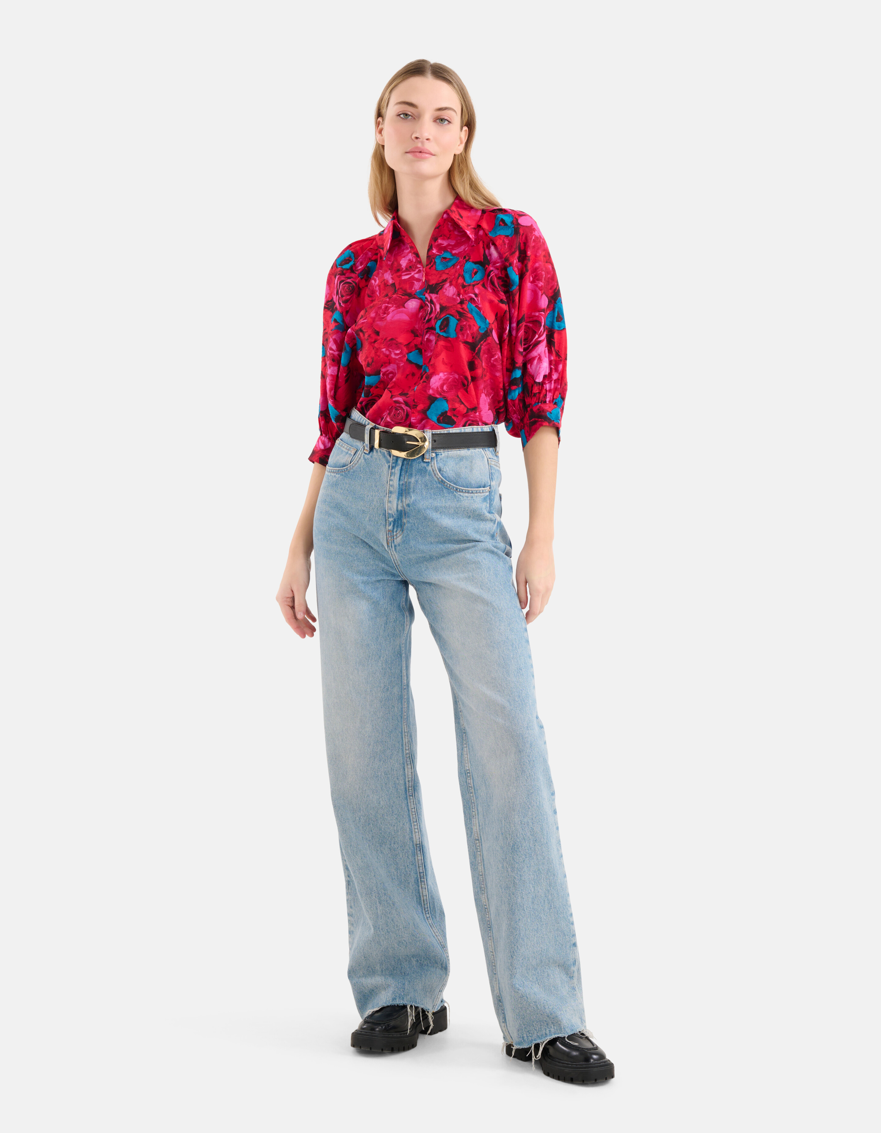 Rozen Blouse Rood SHOEBY WOMEN