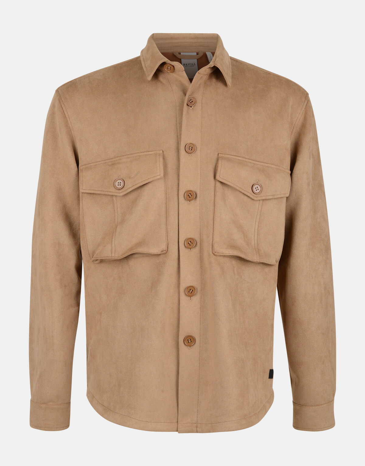 Suedine Overshirt Bruin REFILL