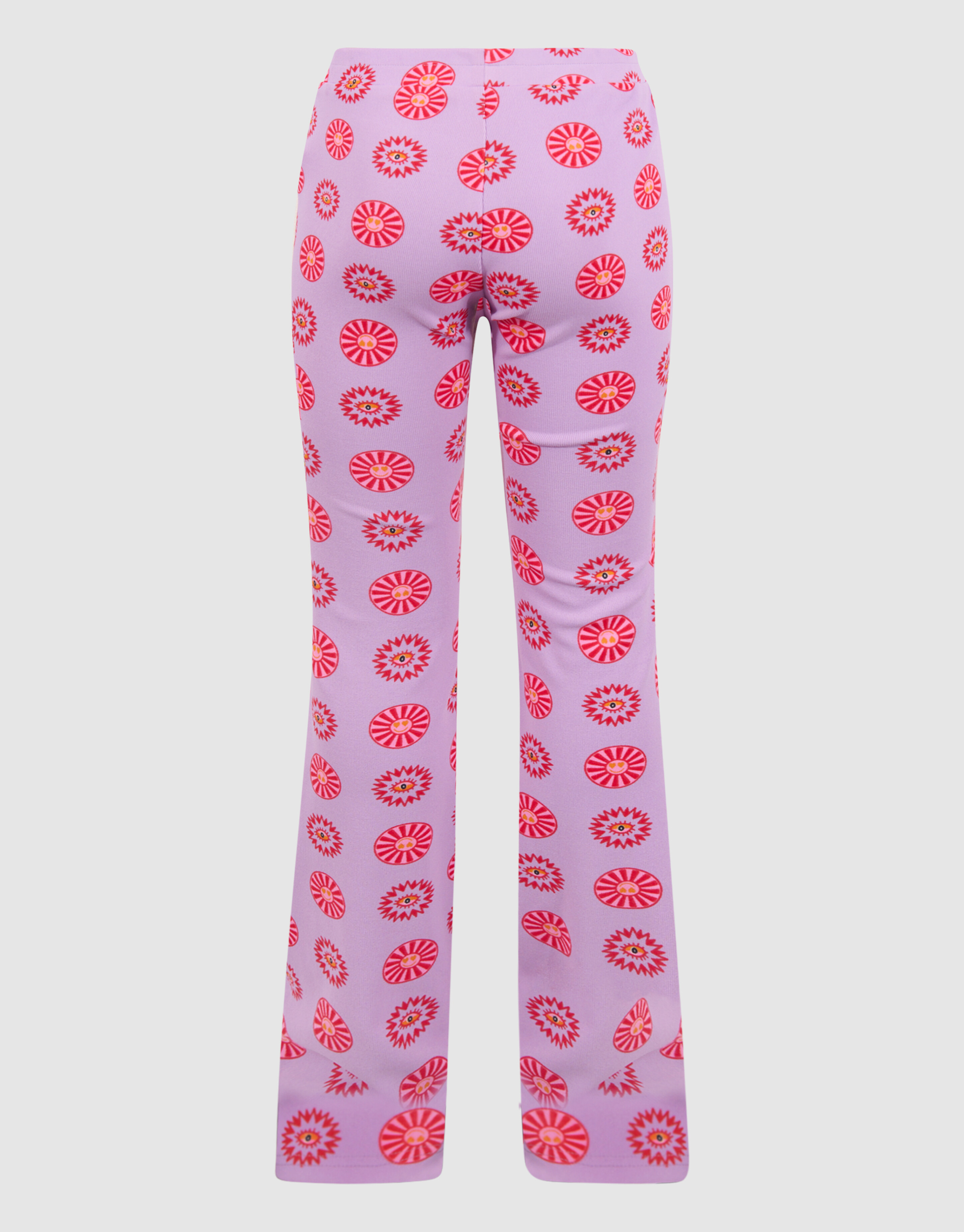 Printed Rib Flared Legging Lichtpaars By Lizzy SHOEBY GIRLS