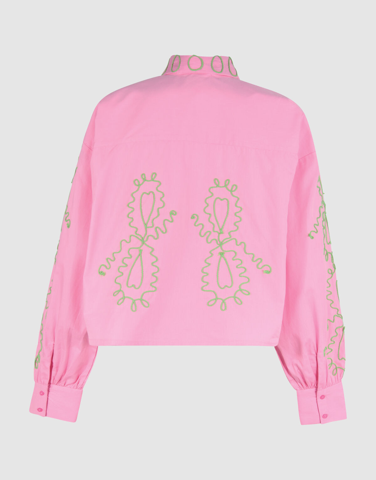 Cropped Blouse Roze SHOEBY WOMEN