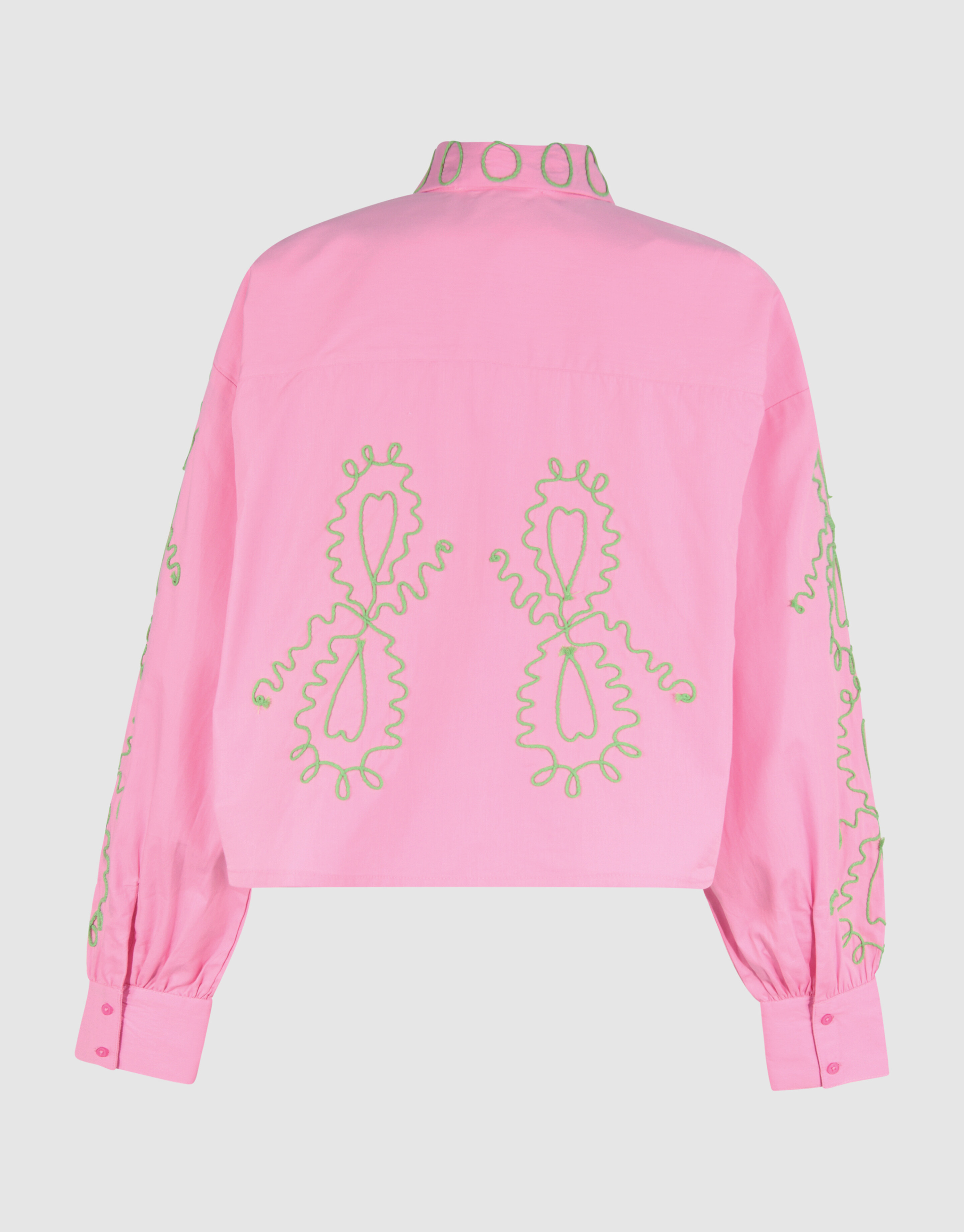 Cropped Blouse Roze SHOEBY WOMEN