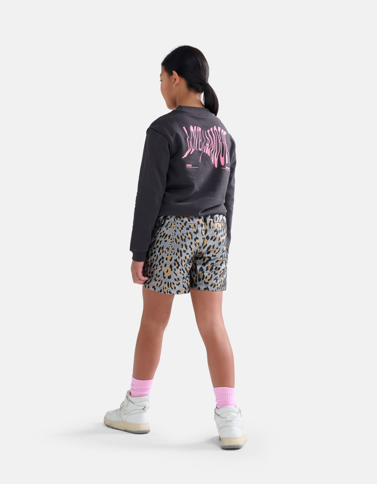 Leopard Short Zilver SHOEBY GIRLS