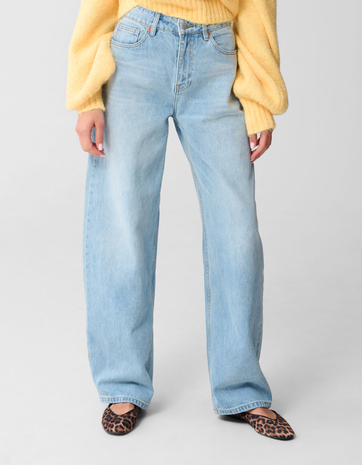 Baggy Fit Jeans Lichtblauw SHOEBY WOMEN