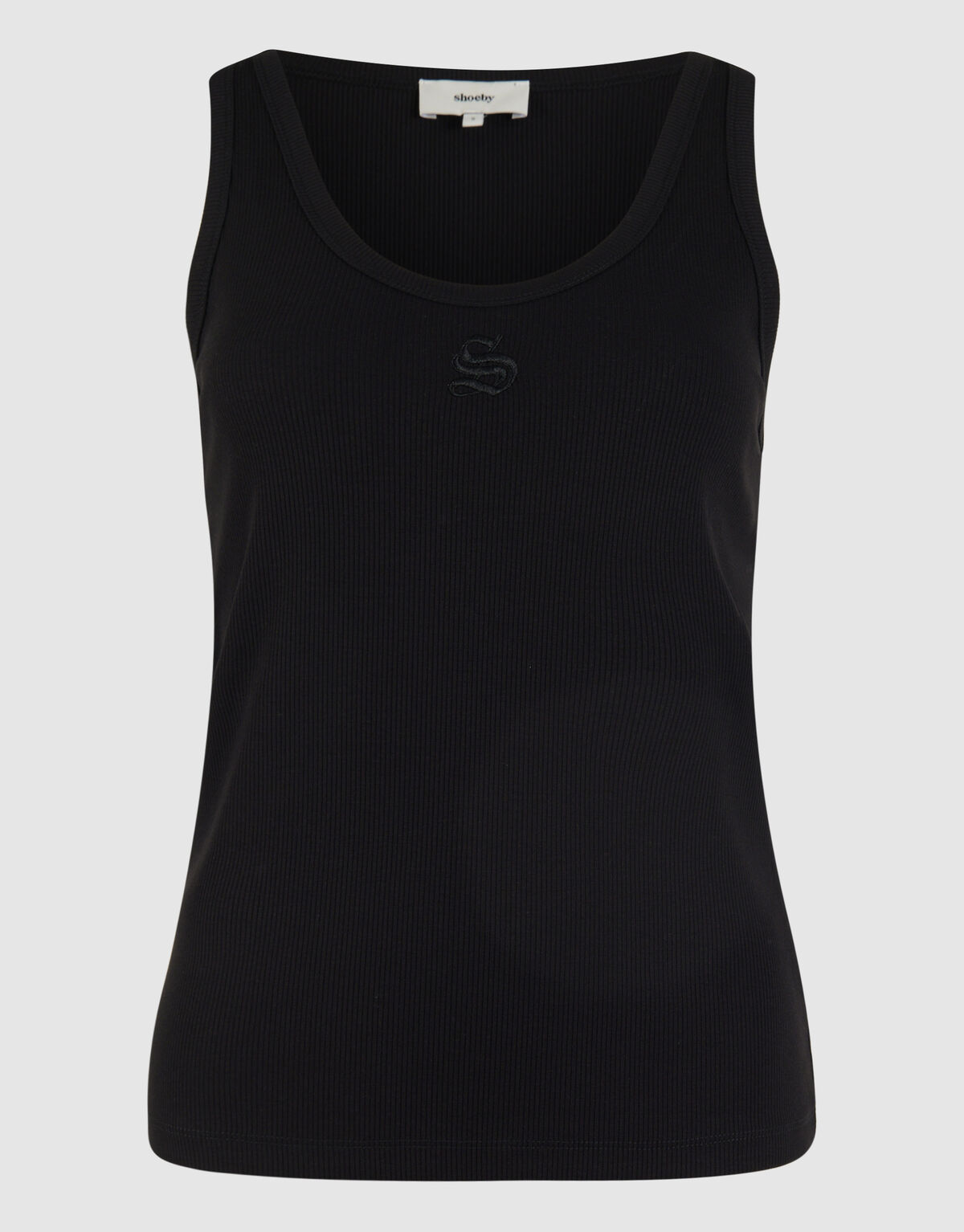 Shoeby Logo Tanktop Zwart SHOEBY WOMEN
