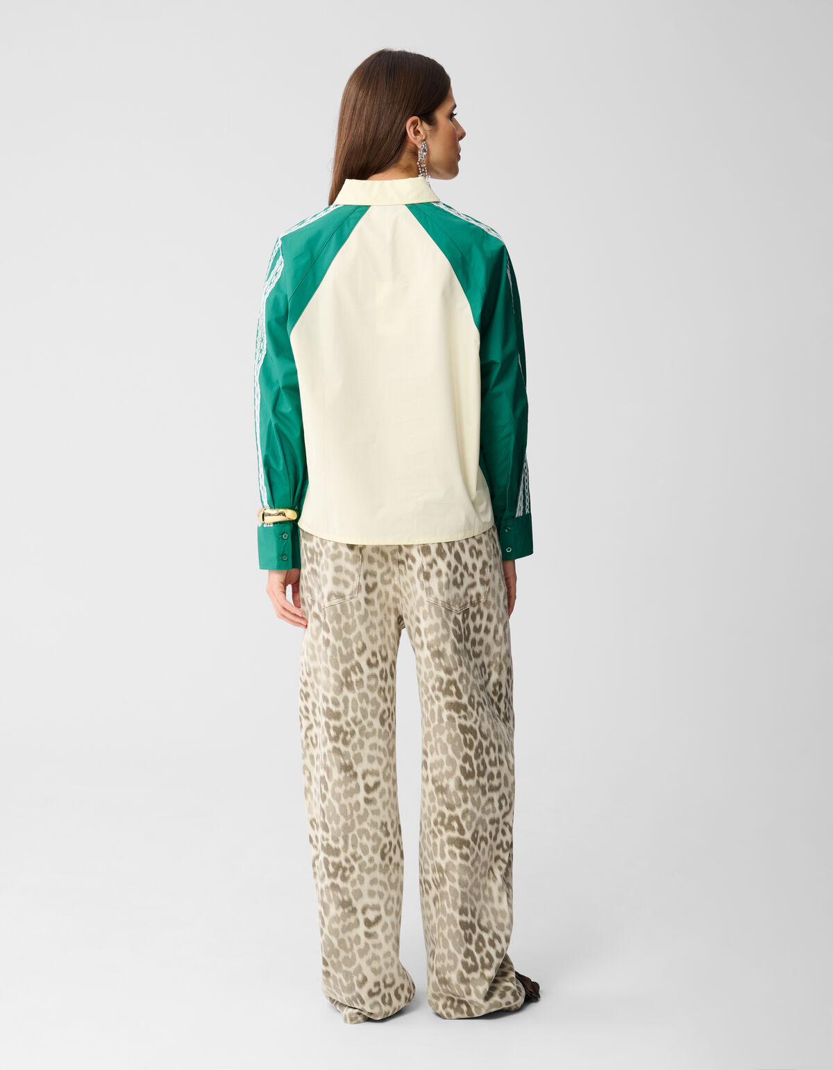 Kanten Blouse Lichtgeel SHOEBY WOMEN