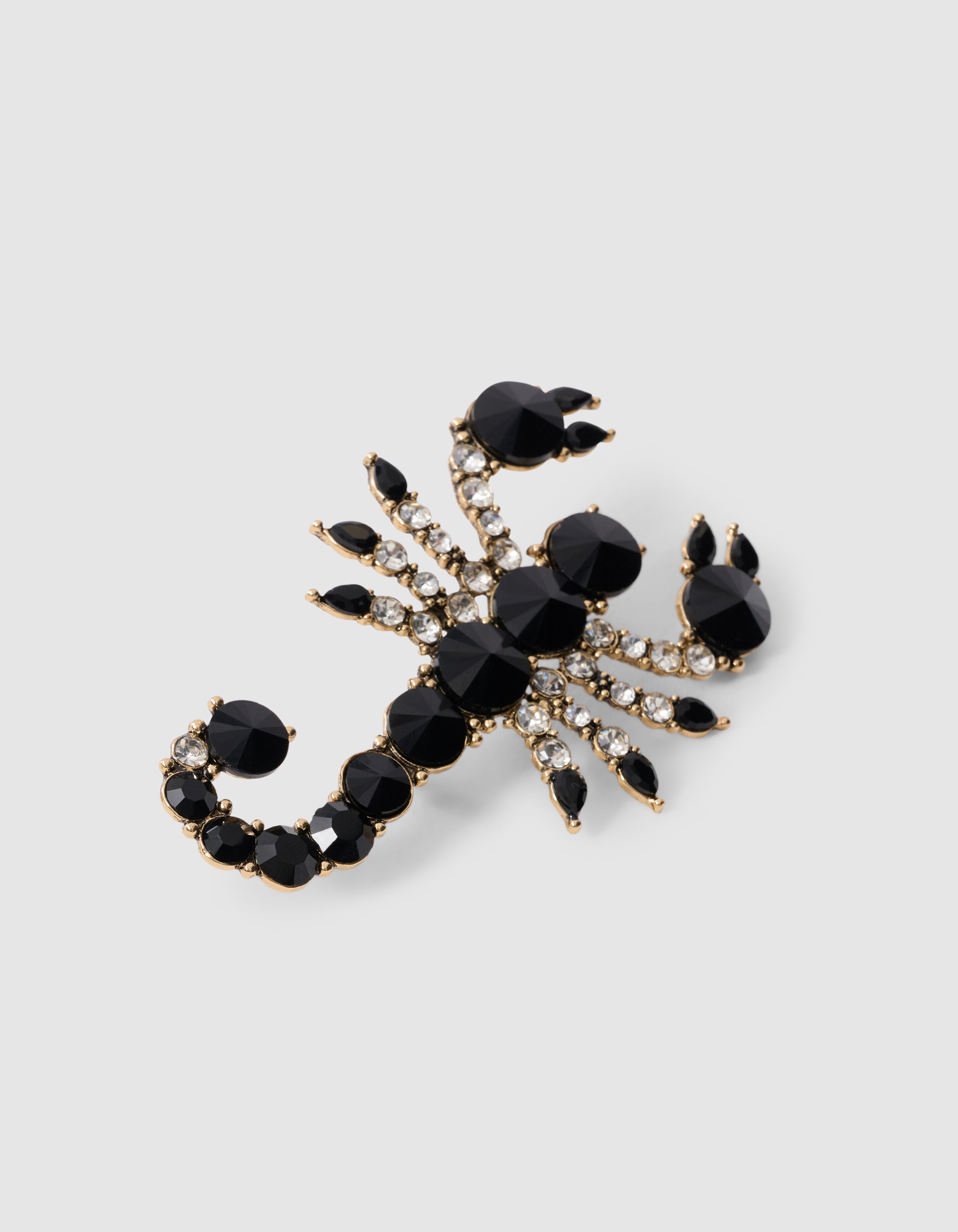Schorpioen Broche Zwart By Fred SHOEBY ACCESSOIRES