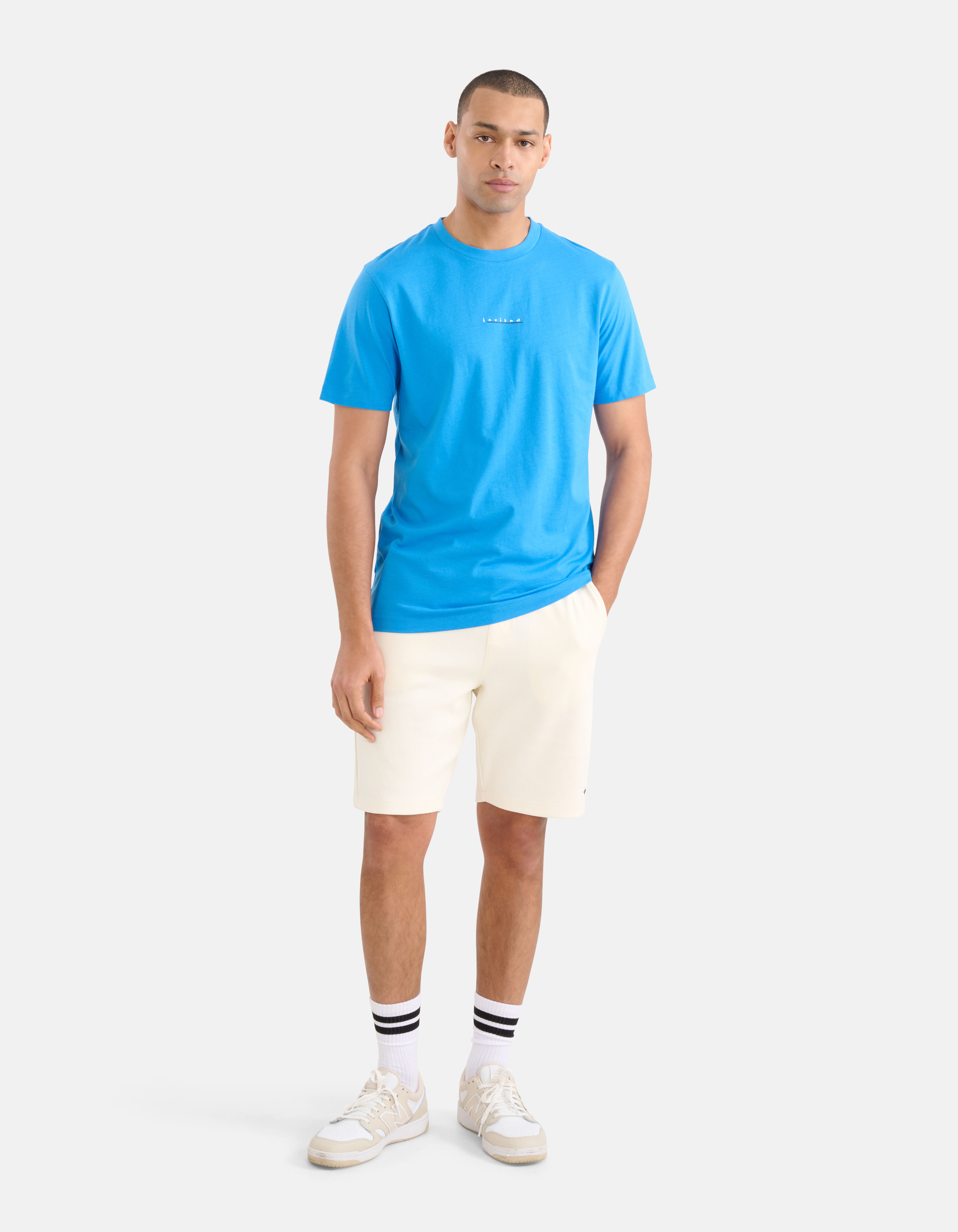 Artwork T shirt Blauw Shoeby