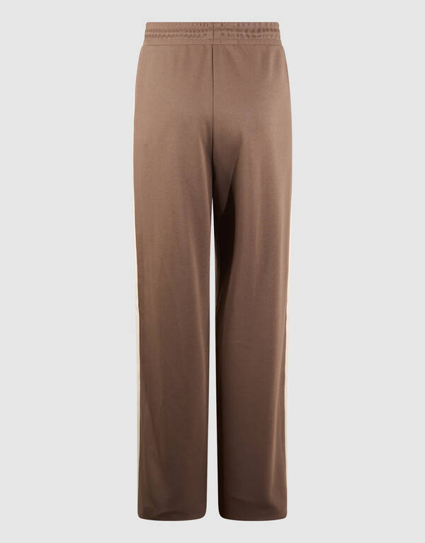 Sporty Pique Wide Leg Fit Broek Taupe SHOEBY BOYS