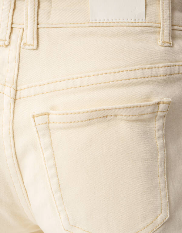 Barrel Fit Jeans Gebroken Wit SHOEBY GIRLS