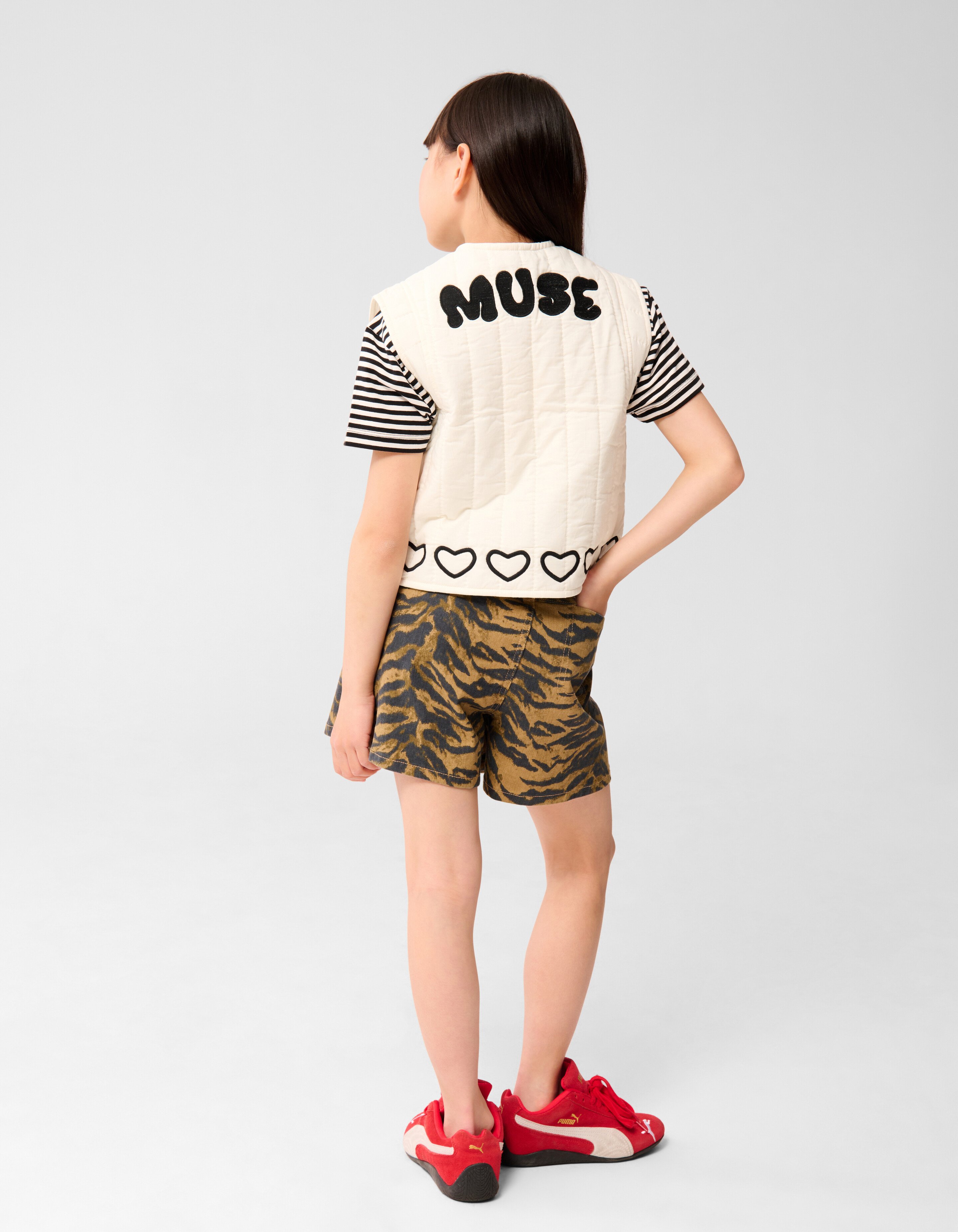 Embroidery Gilet Zwart SHOEBY GIRLS