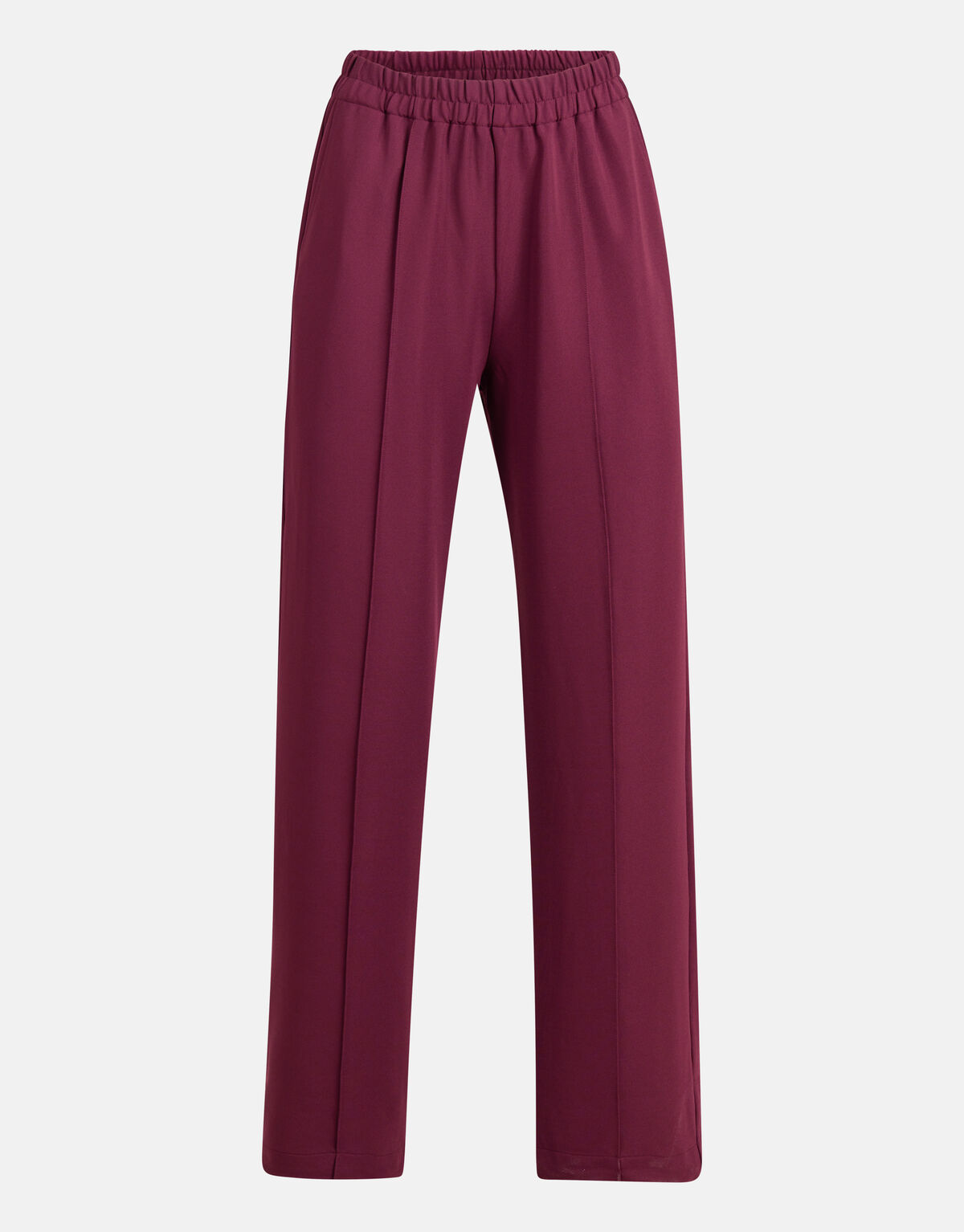 Basis Wide Leg Broek Bordeaux SHOEBY WOMEN