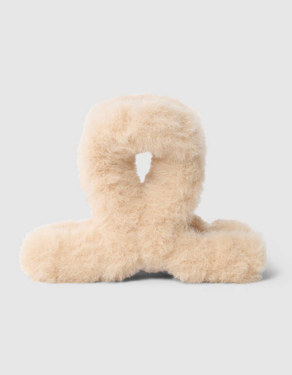 Fluffy Fur Haarclip Lichtbruin SHOEBY ACCESSOIRES