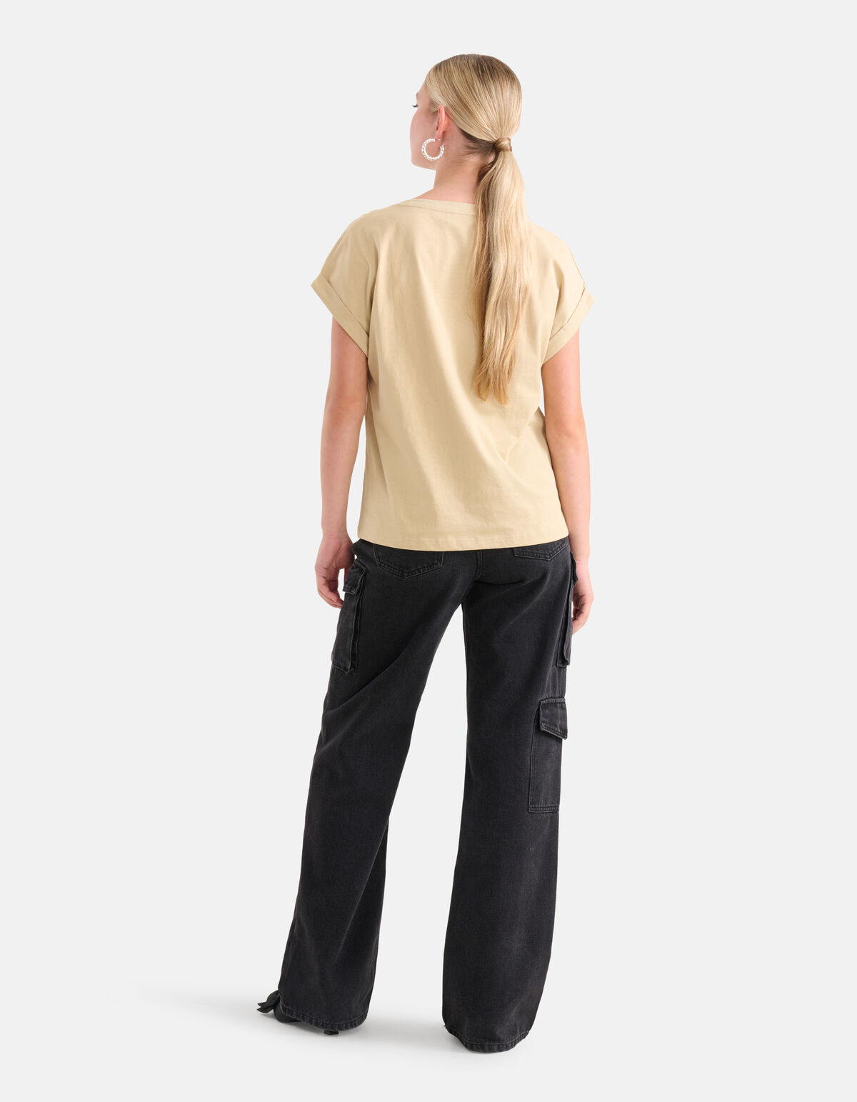 Artwork T-shirt Beige SHOEBY WOMEN