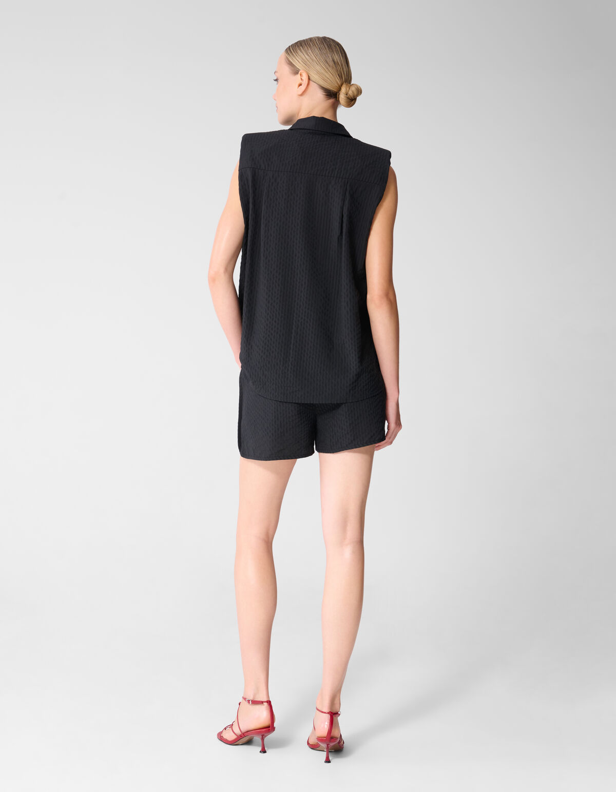 Strass Stripe Short Zwart SHOEBY WOMEN