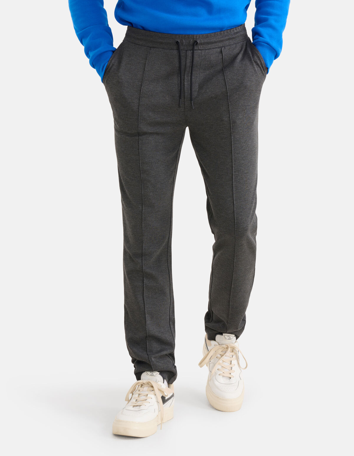 Tricot Broek Donkergrijs SHOEBY MEN