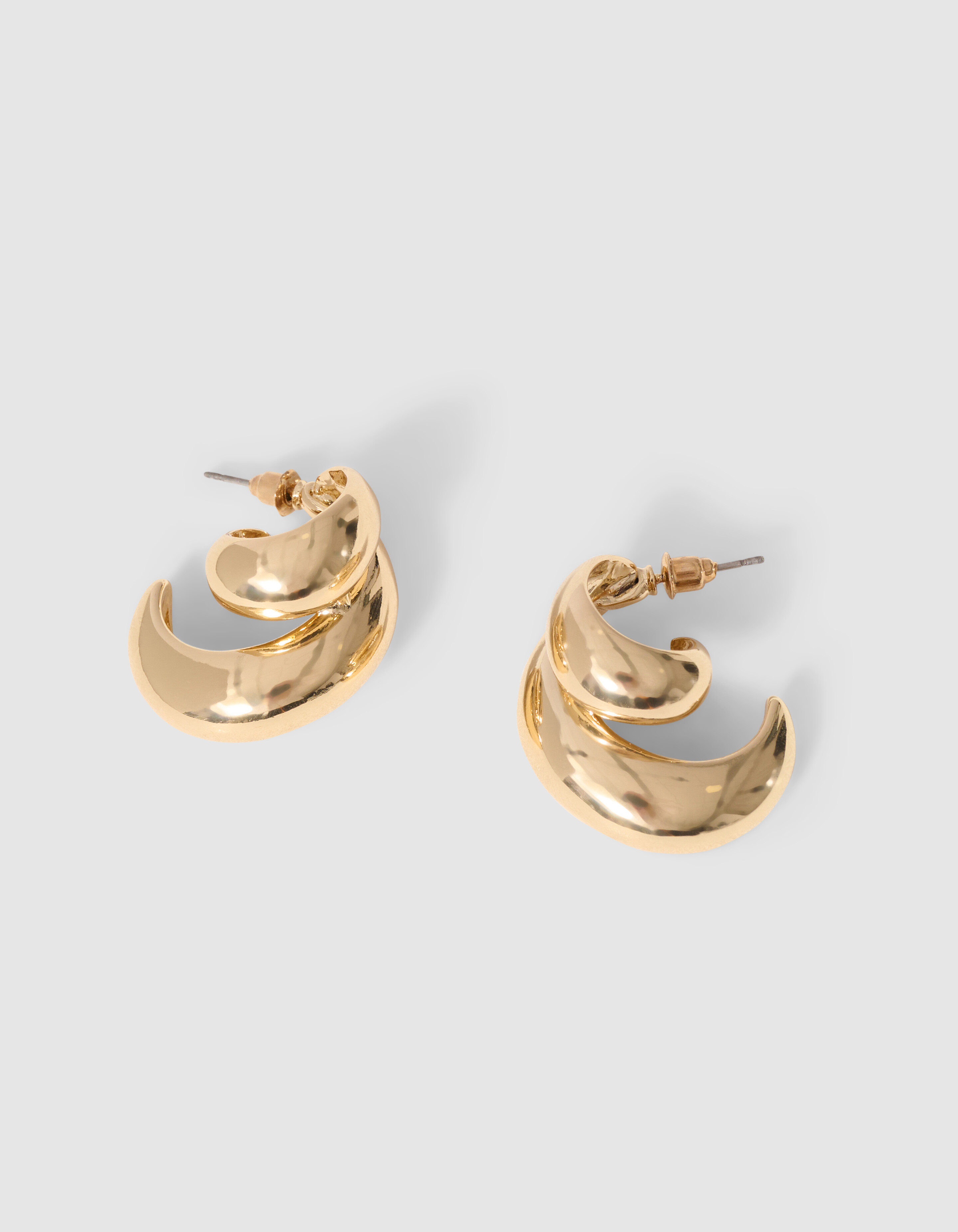 Double Drop Oorbellen Goud SHOEBY ACCESSOIRES