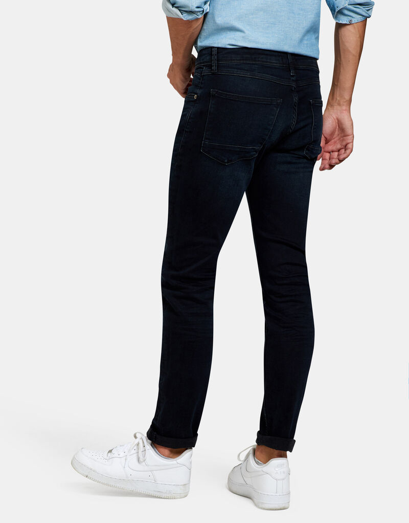 Lucas Slim Blue/Black Jeans L34