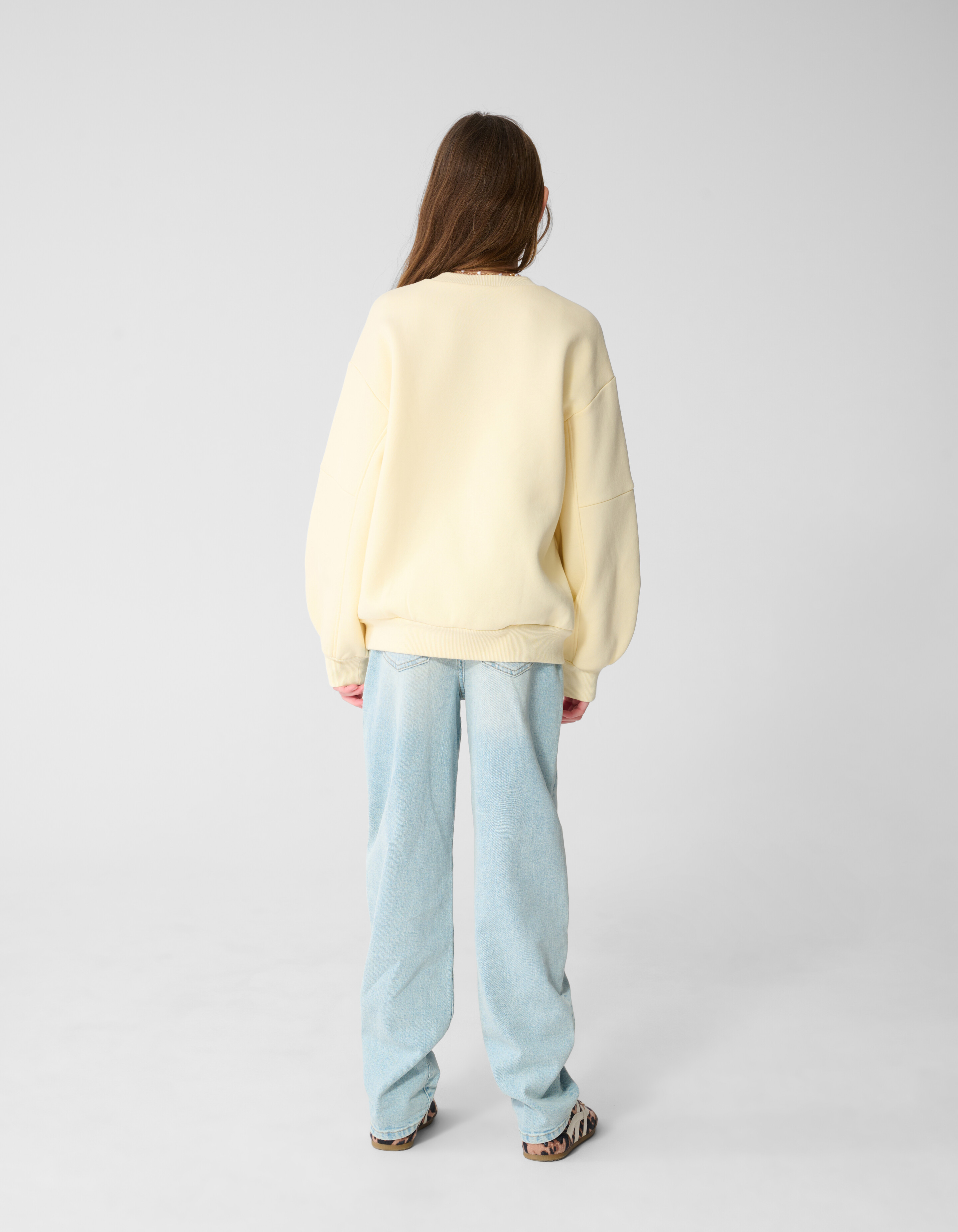 Big Sleeve Sweater Lichtgeel SHOEBY GIRLS