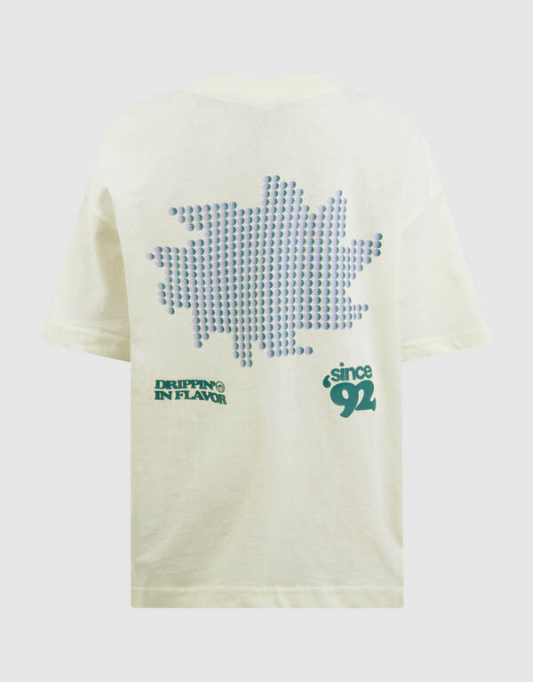 Flavor Artwork T-shirt Gebroken Wit SHOEBY BOYS