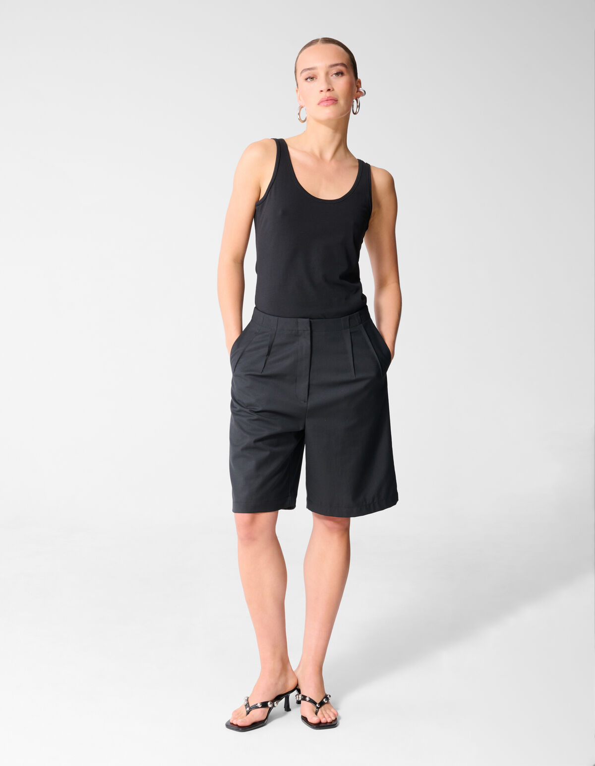 Basis Tanktop Zwart Eksept
