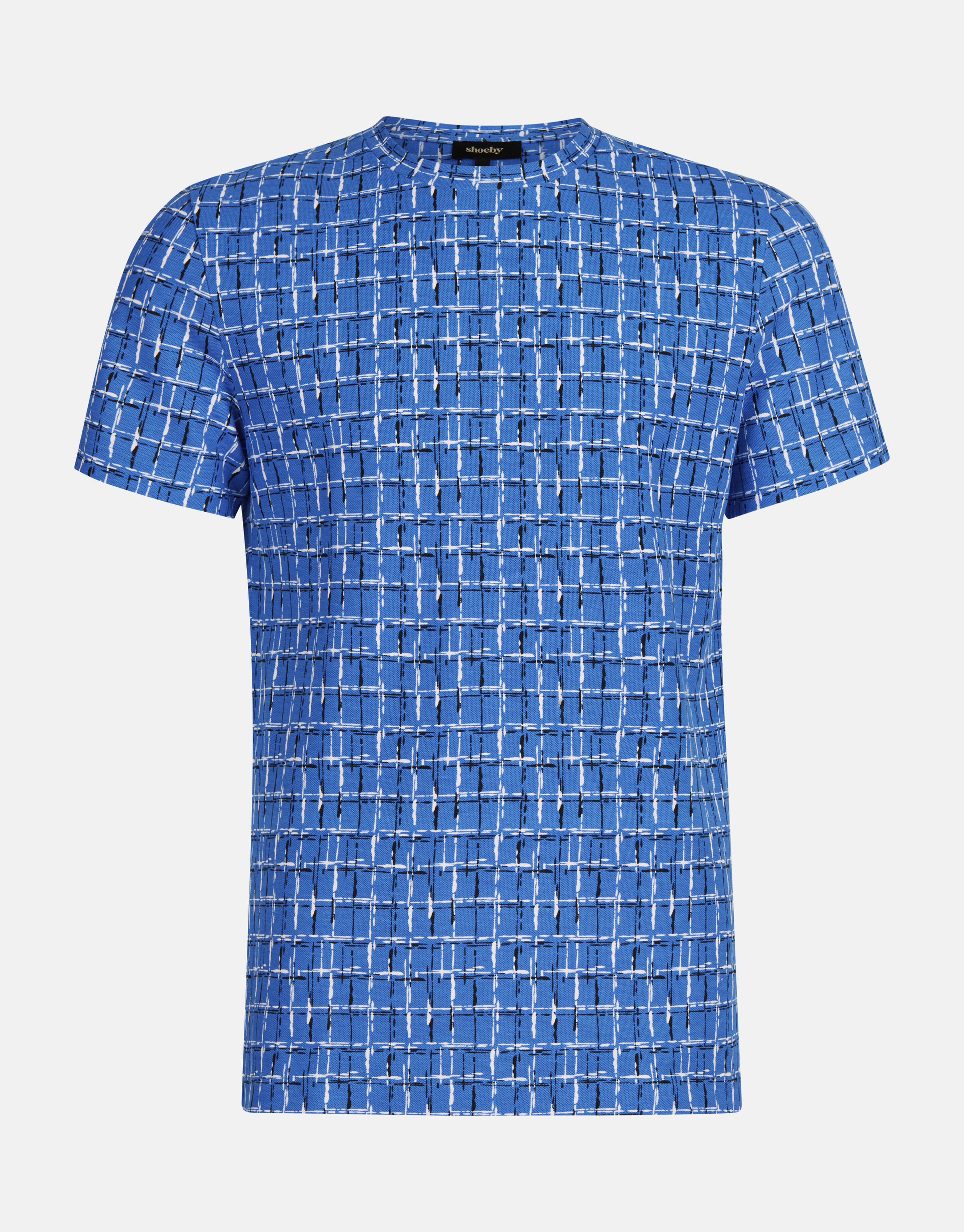Printed T-shirt Blauw SHOEBY MEN