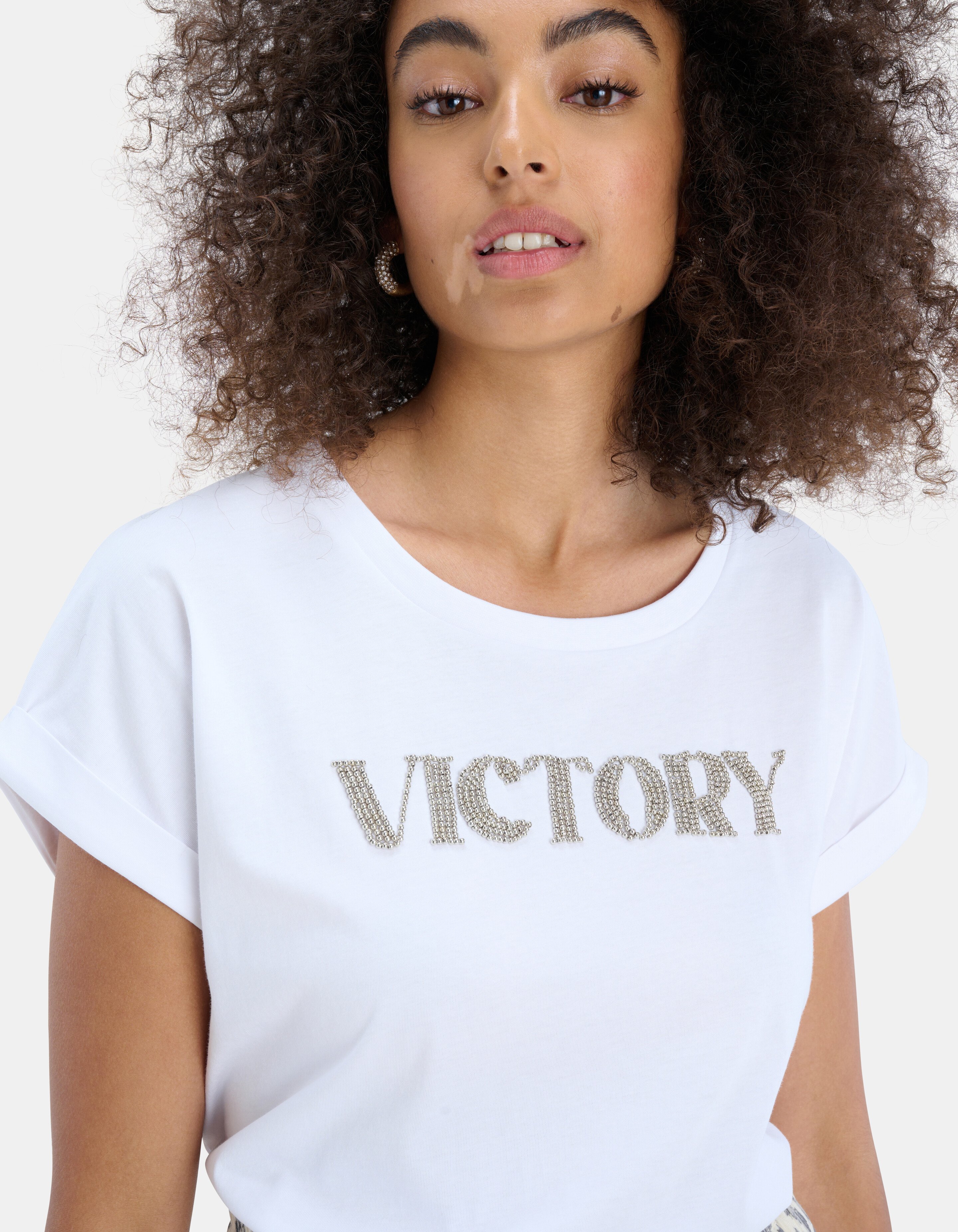 Victory T-shirt Wit SHOEBY WOMEN