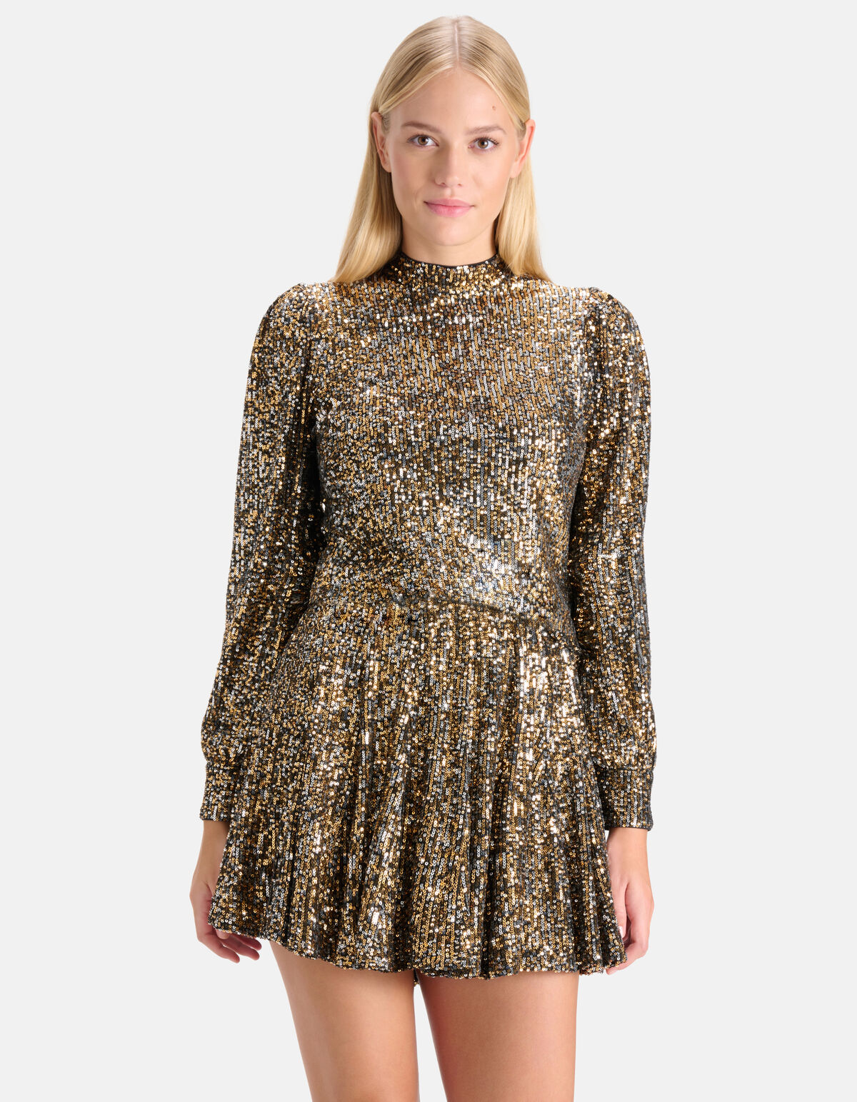 Pailletten Top Goud/Zilver SHOEBY WOMEN