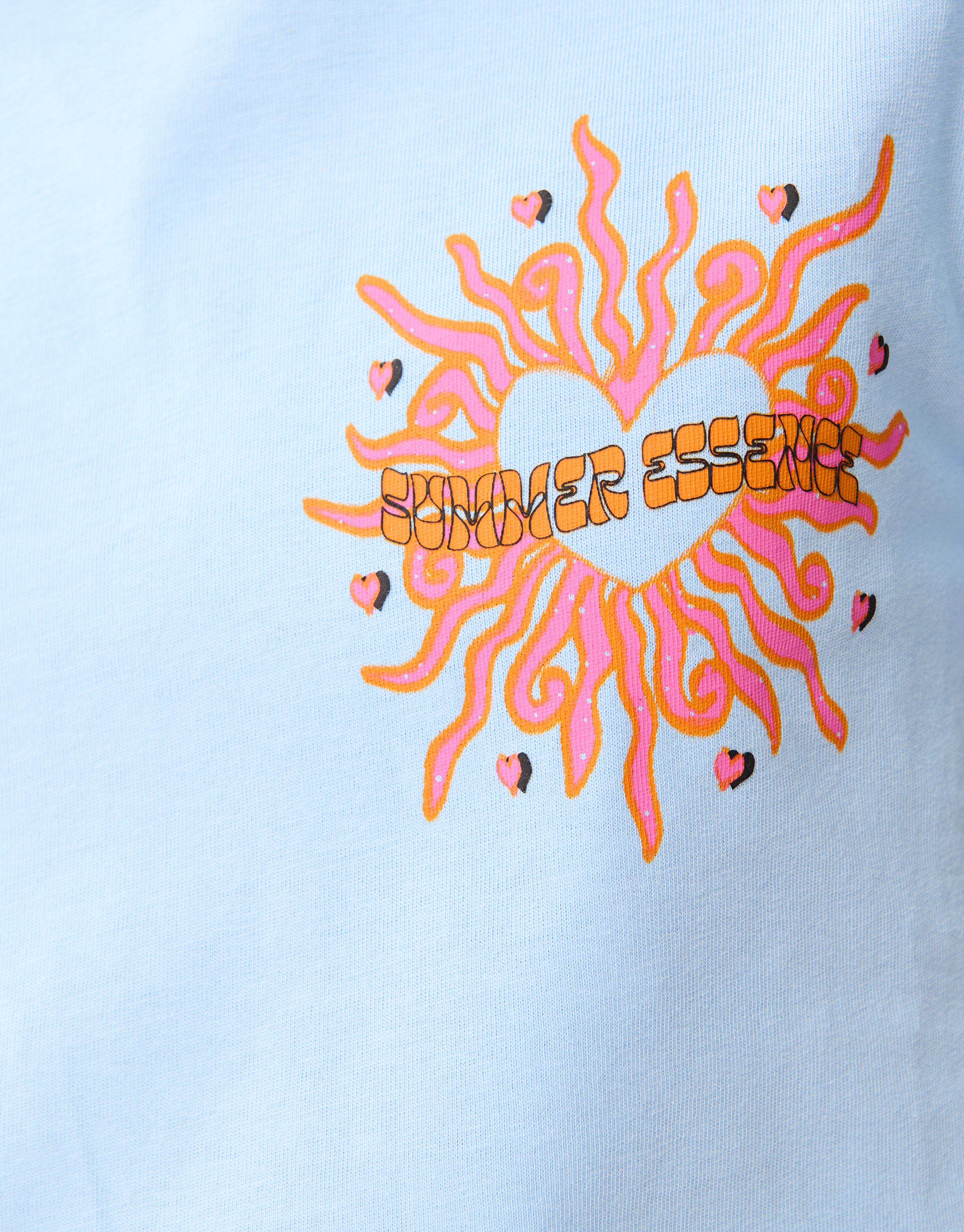 Cool Artwork T-shirt Lichtblauw SHOEBY GIRLS