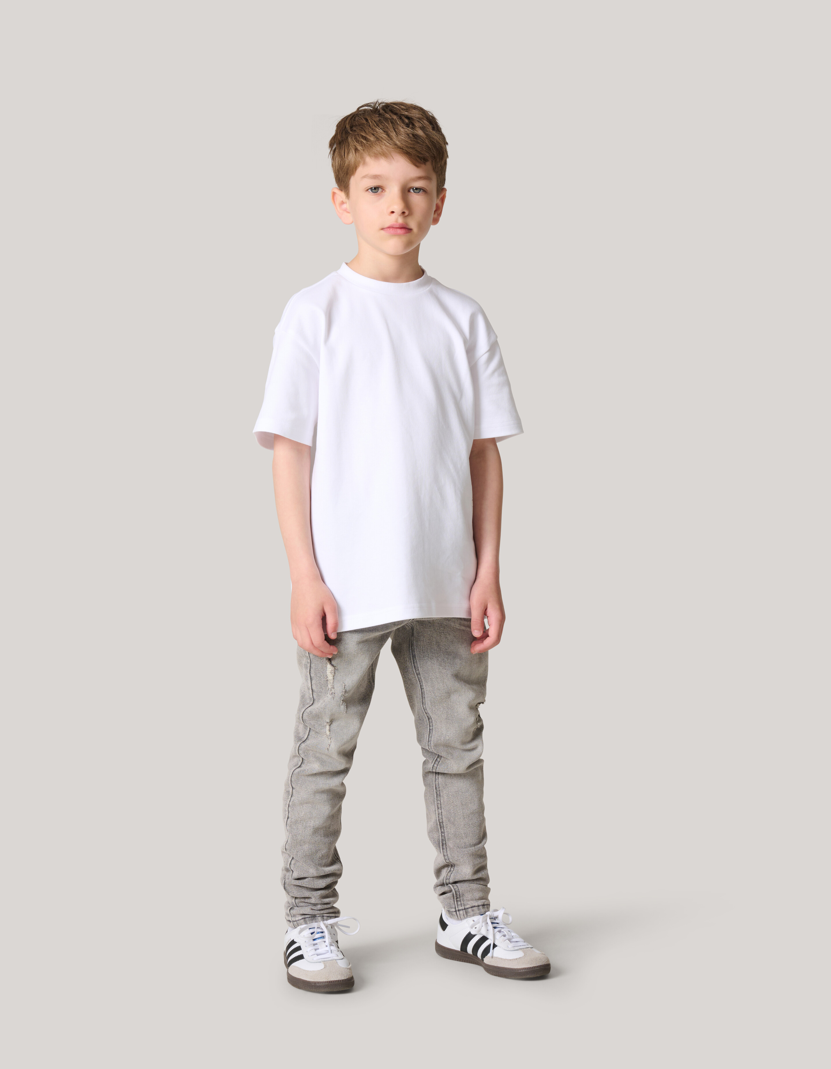 Heavy Basis T-shirt Wit SHOEBY BOYS