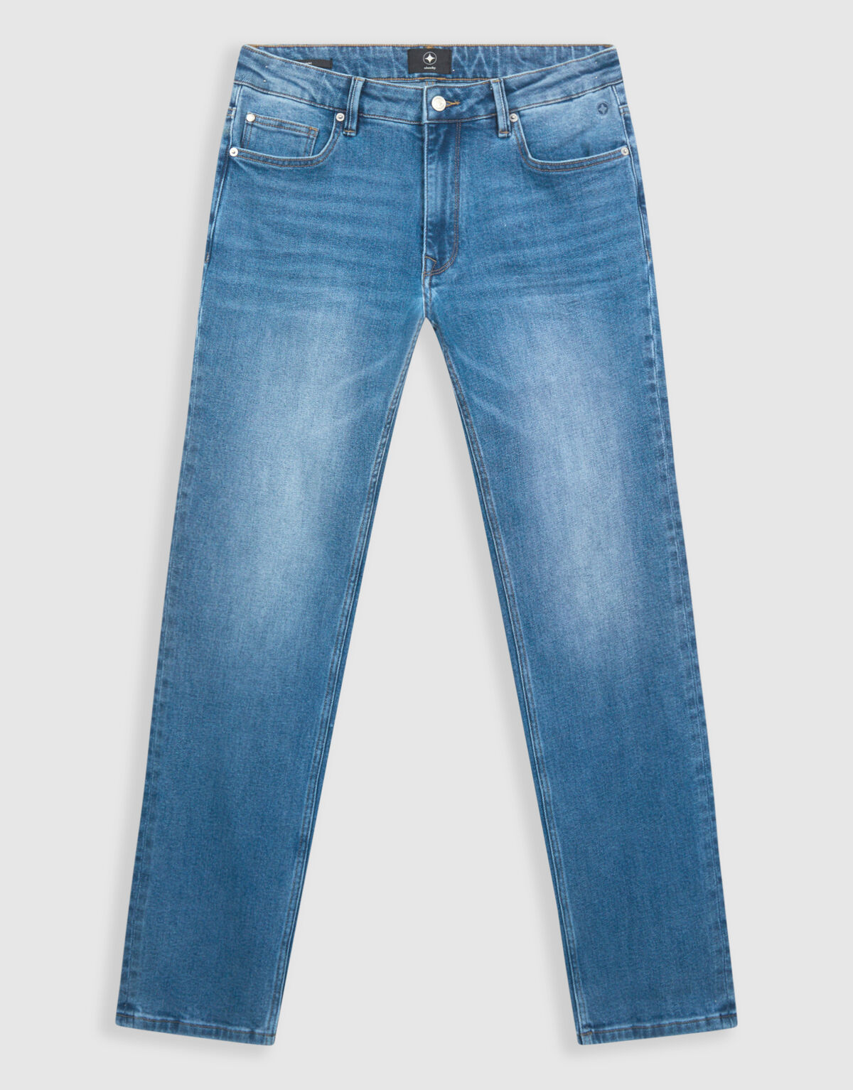 Straight Fit Jeans Midblue L34 SHOEBY MEN
