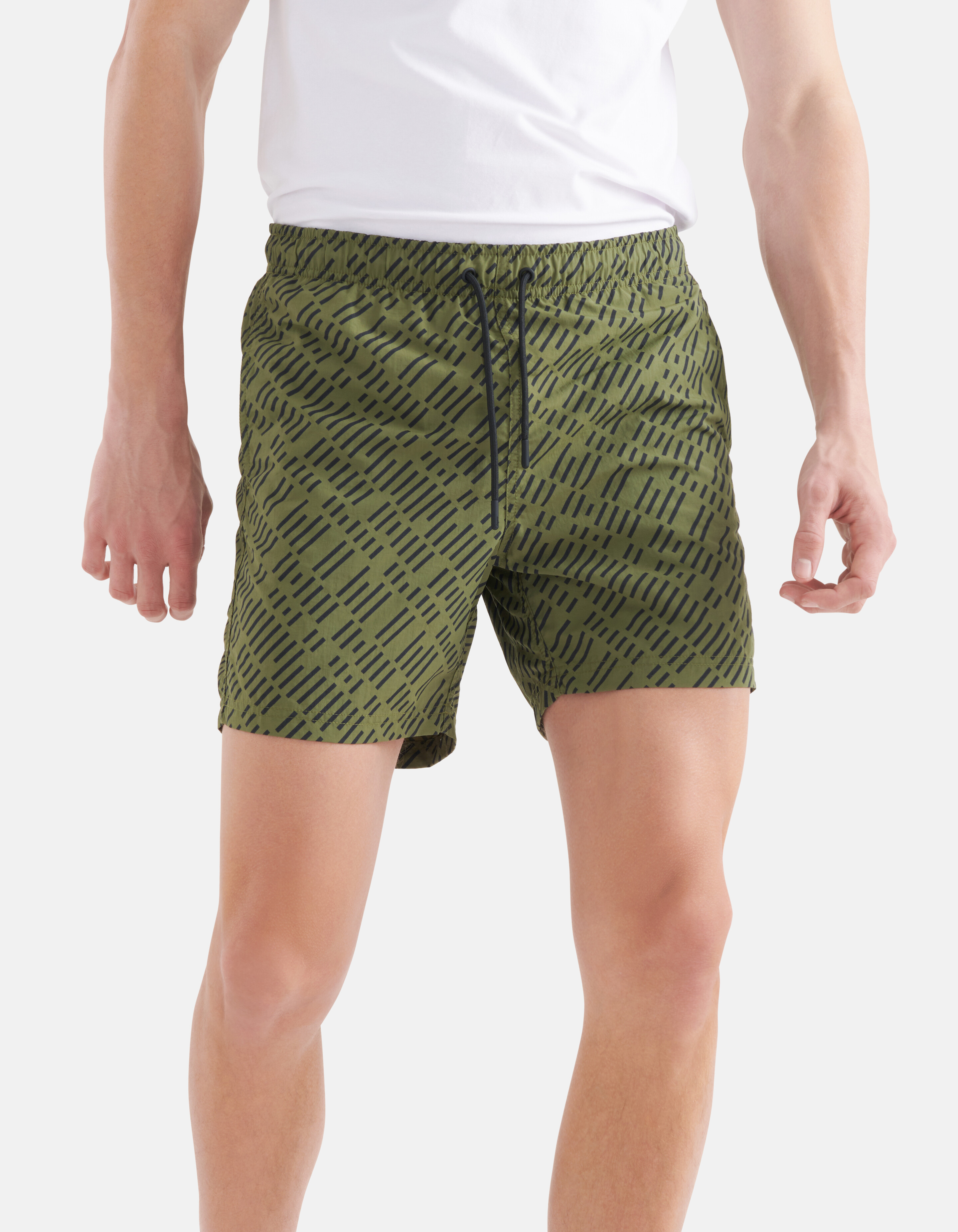 Printed Zwembroek Donkergroen SHOEBY MEN