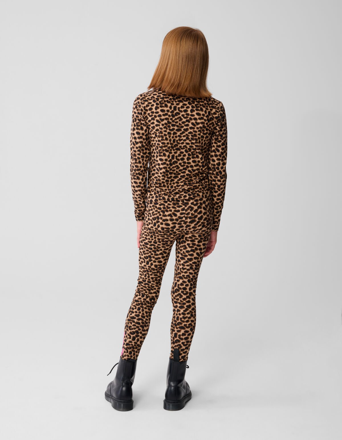 Leopard Longsleeve Top Bruin SHOEBY GIRLS