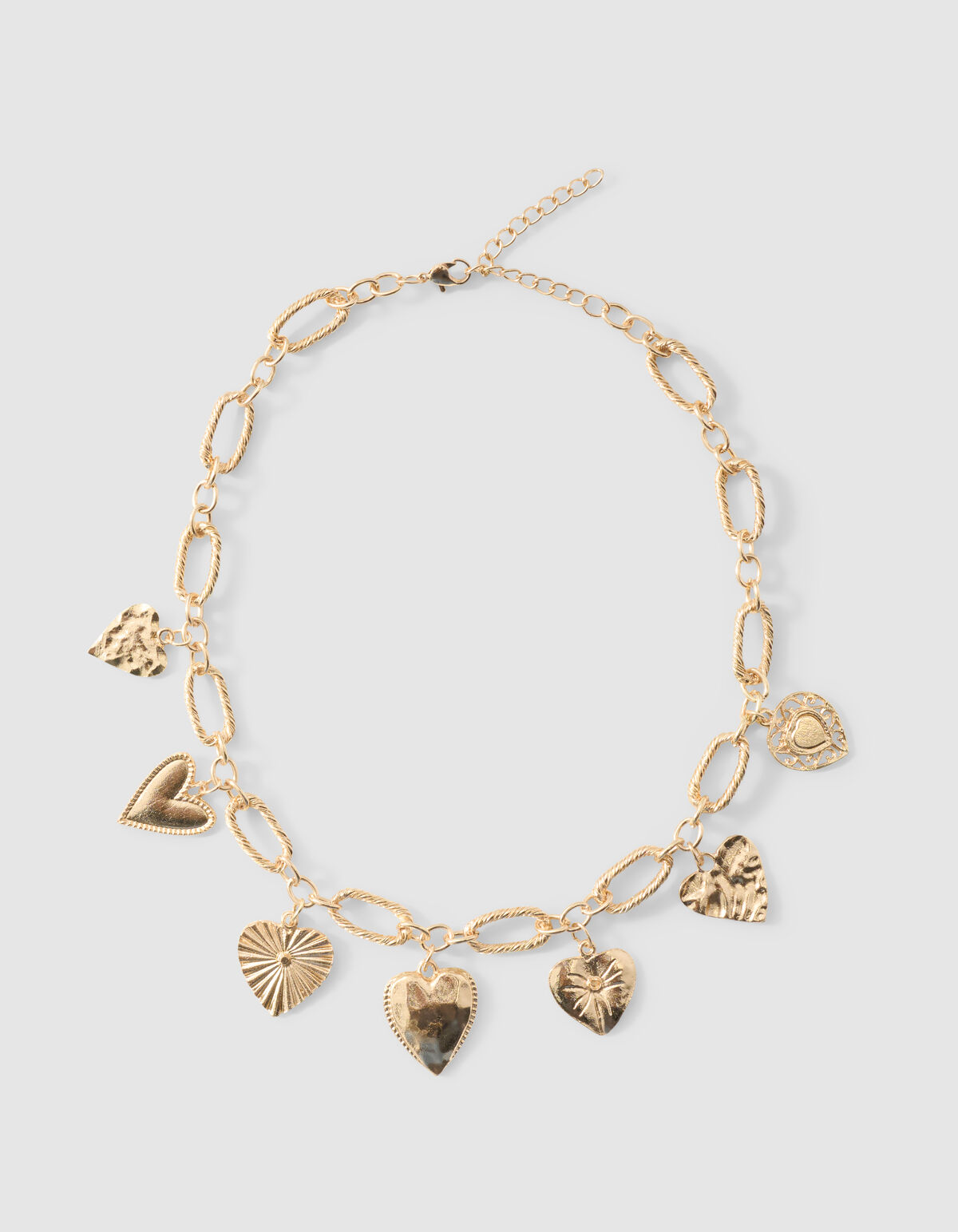 Multi Heart Ketting Goud SHOEBY ACCESSOIRES