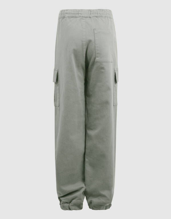 Loose Fit Jog Cargo Broek Khaki SHOEBY BOYS