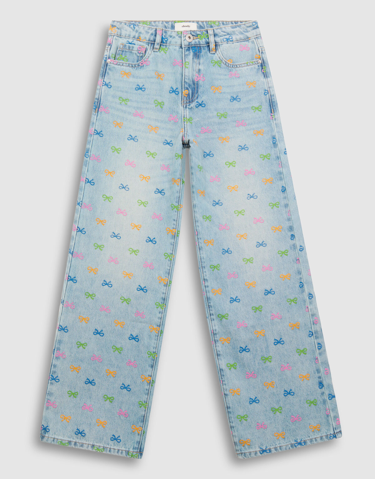 Strik Straight Fit Jeans Blauw SHOEBY GIRLS