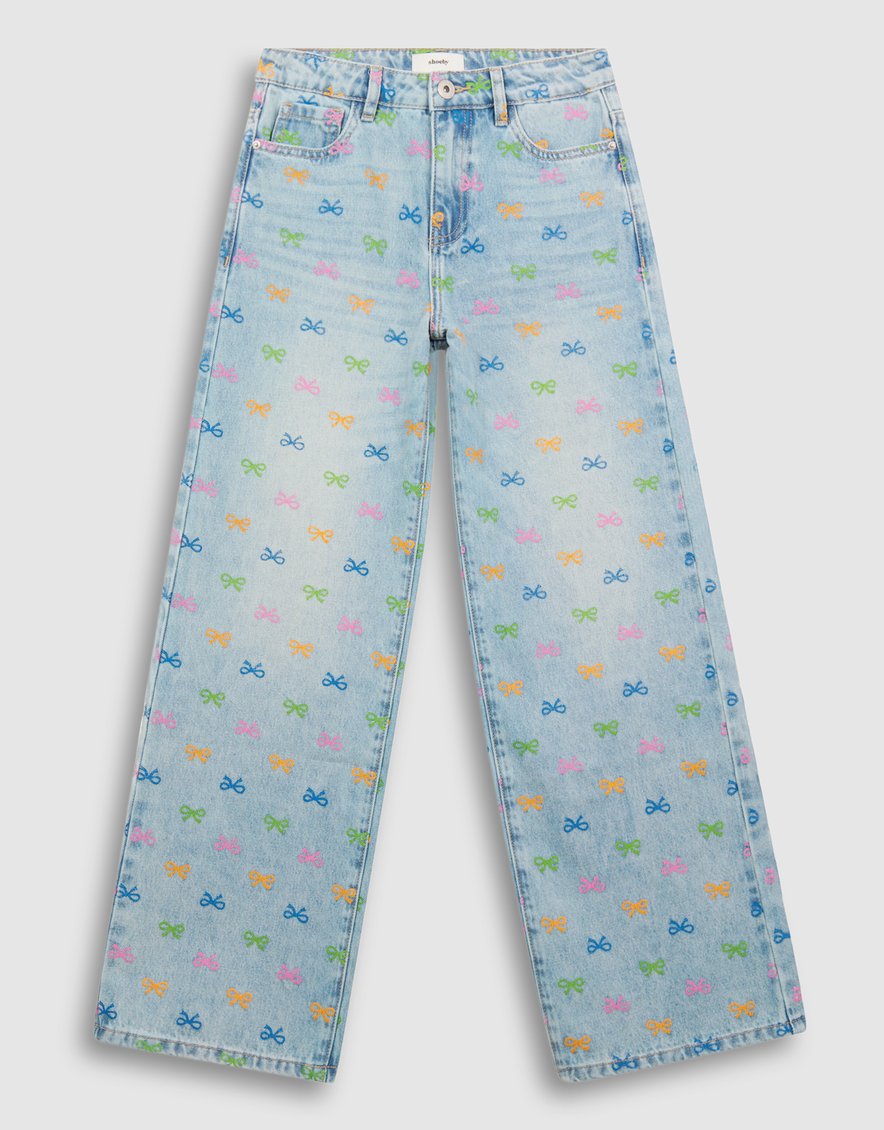 Strik Straight Fit Jeans Blauw SHOEBY GIRLS