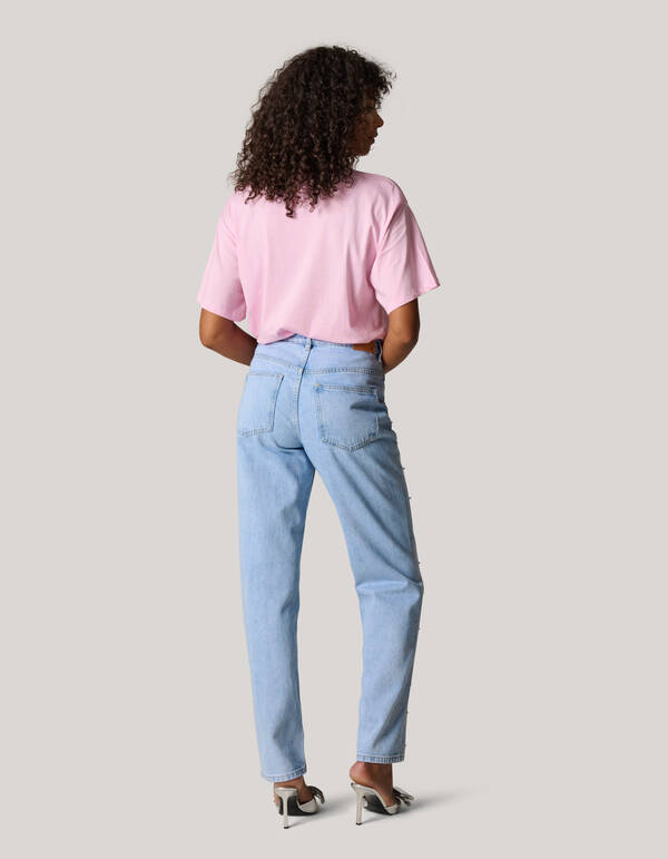 Smiley Artwork T-shirt Roze SHOEBY WOMEN