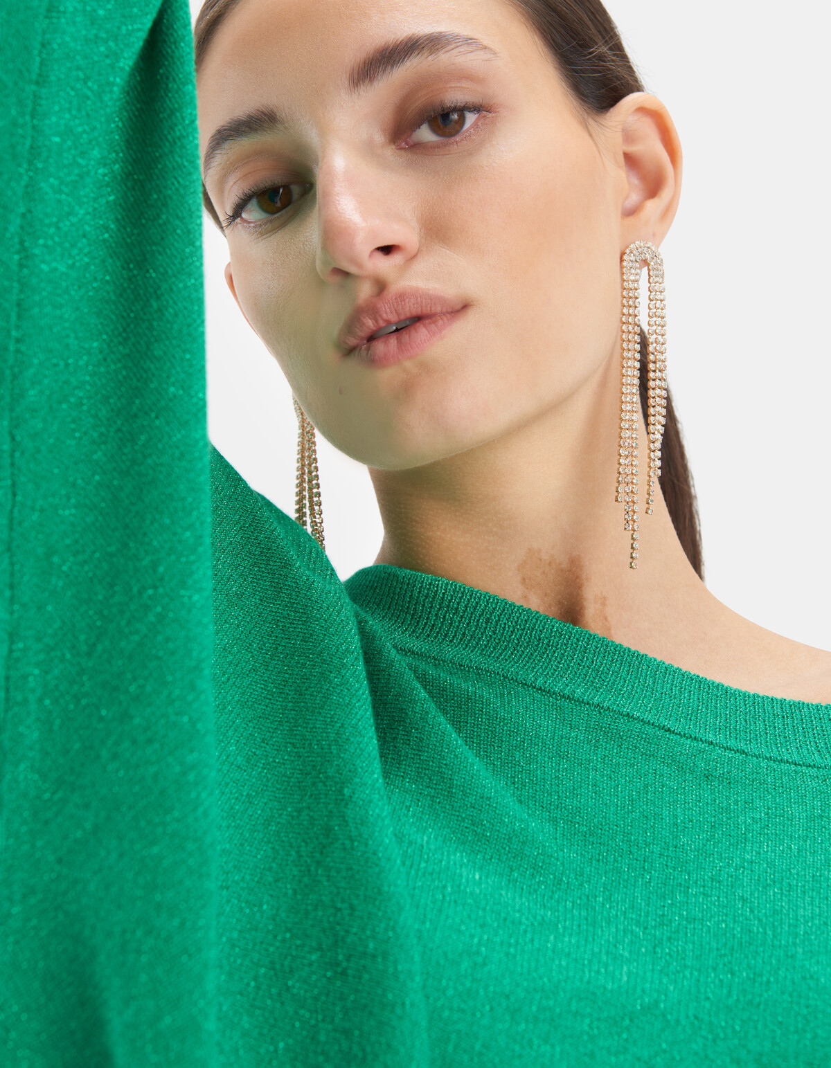 Glitter Batwing Trui