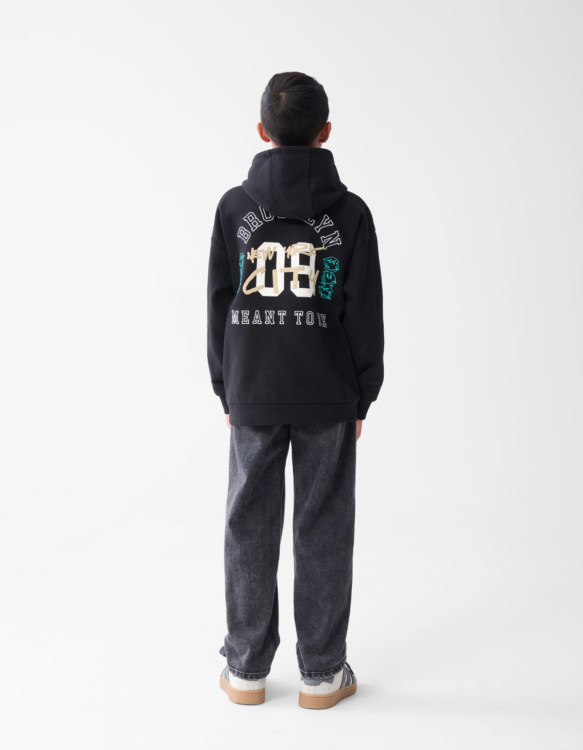 Artwork Hoodie Zwart SHOEBY BOYS