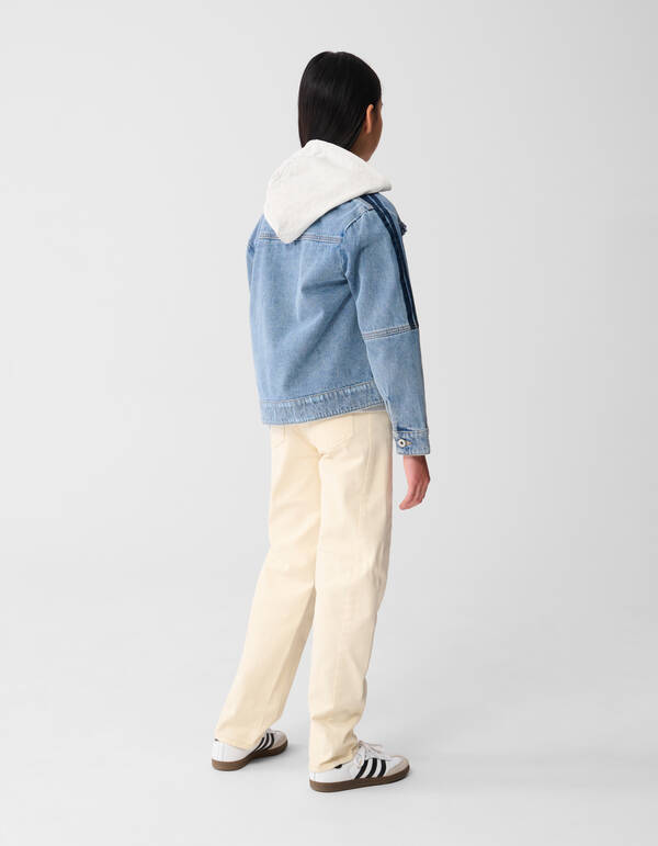 Barrel Fit Jeans Gebroken Wit SHOEBY GIRLS